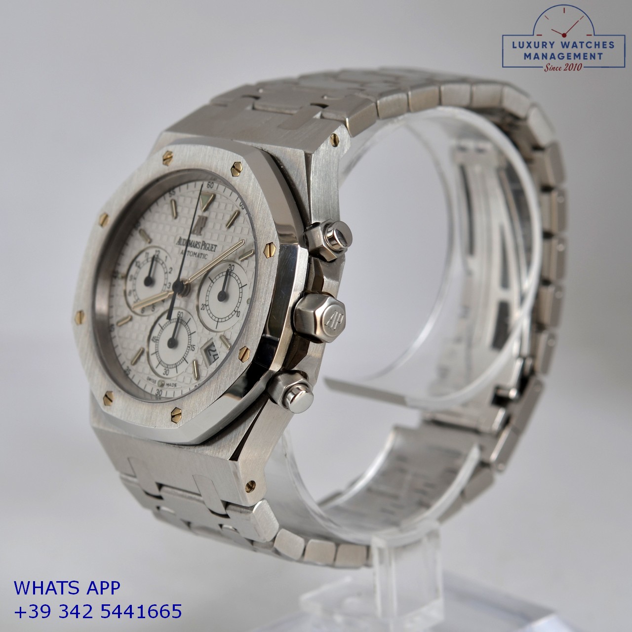 AUDEMARS PIGUET ROYAL OAK 25860ST CHRONO WHITE (4)