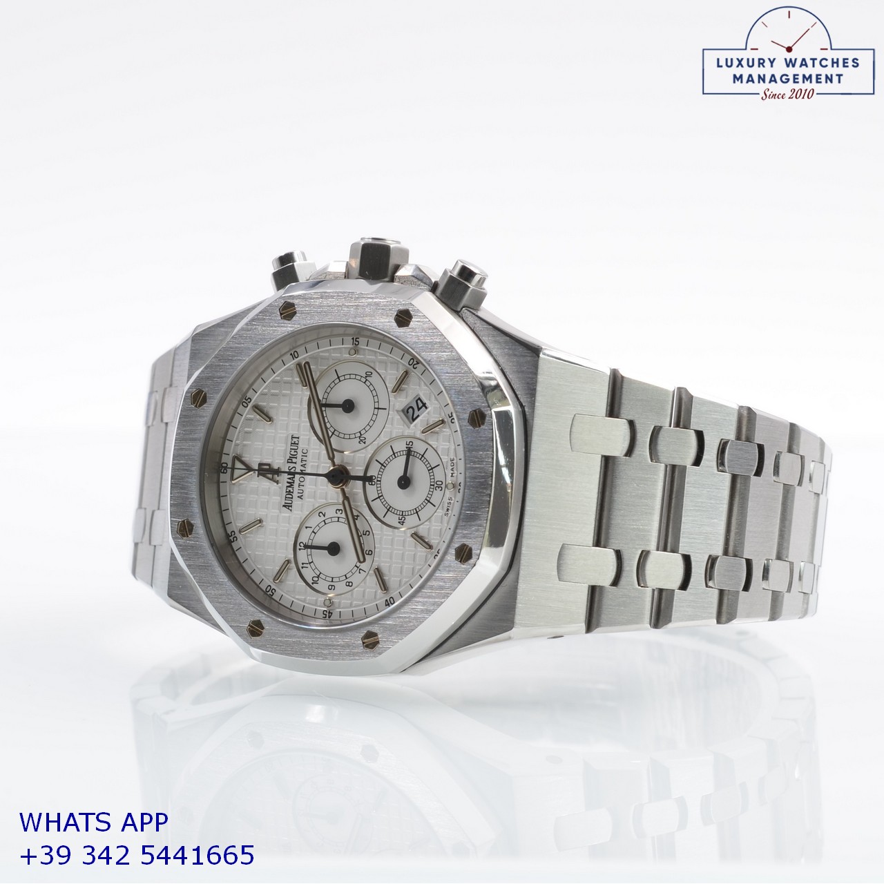 AUDEMARS PIGUET ROYAL OAK 25860ST CHRONO WHITE (7)
