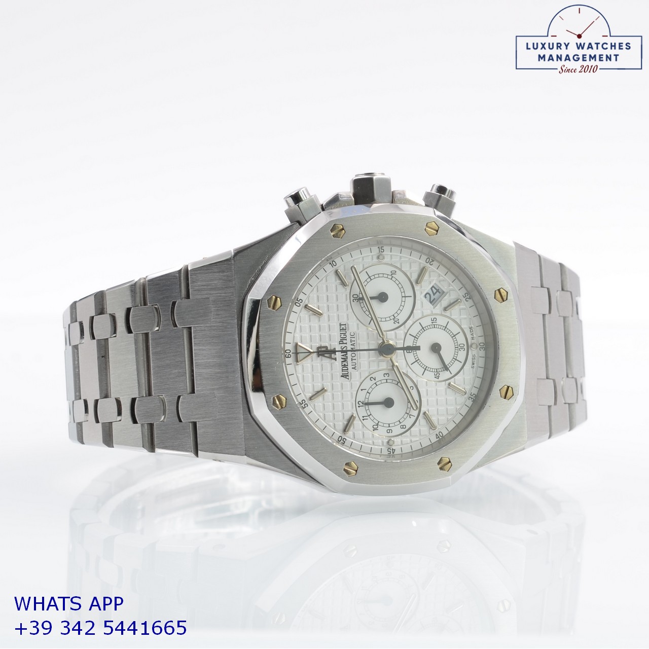 AUDEMARS PIGUET ROYAL OAK 25860ST CHRONO WHITE (8)