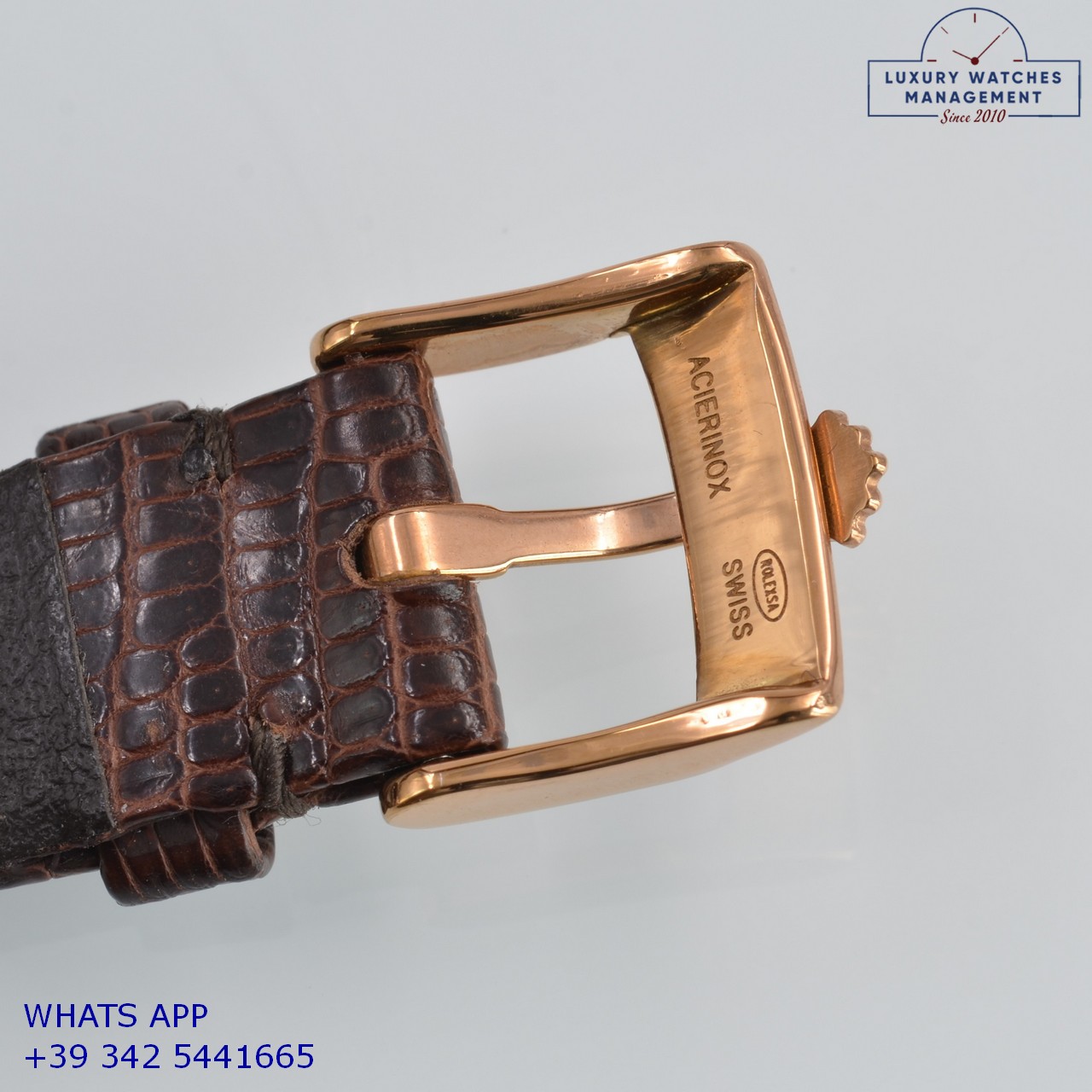 ROLEX OVETTO 3696 ROSE GOLD 49614 (10)