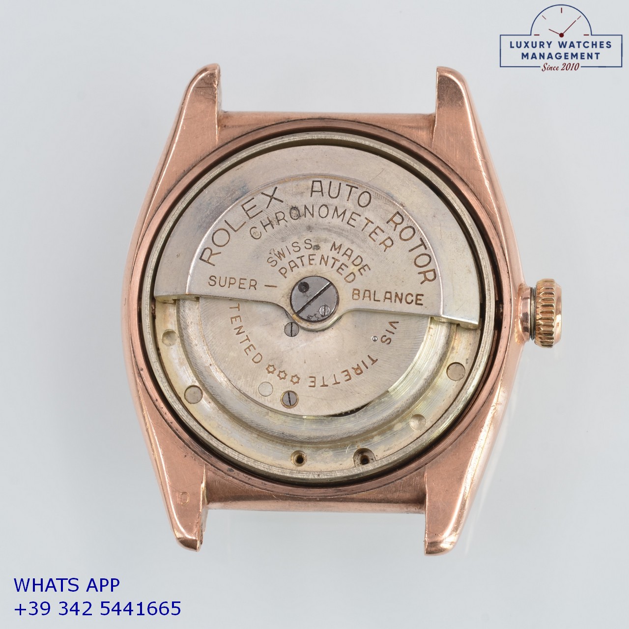 ROLEX OVETTO 3696 ROSE GOLD 49614 (14)