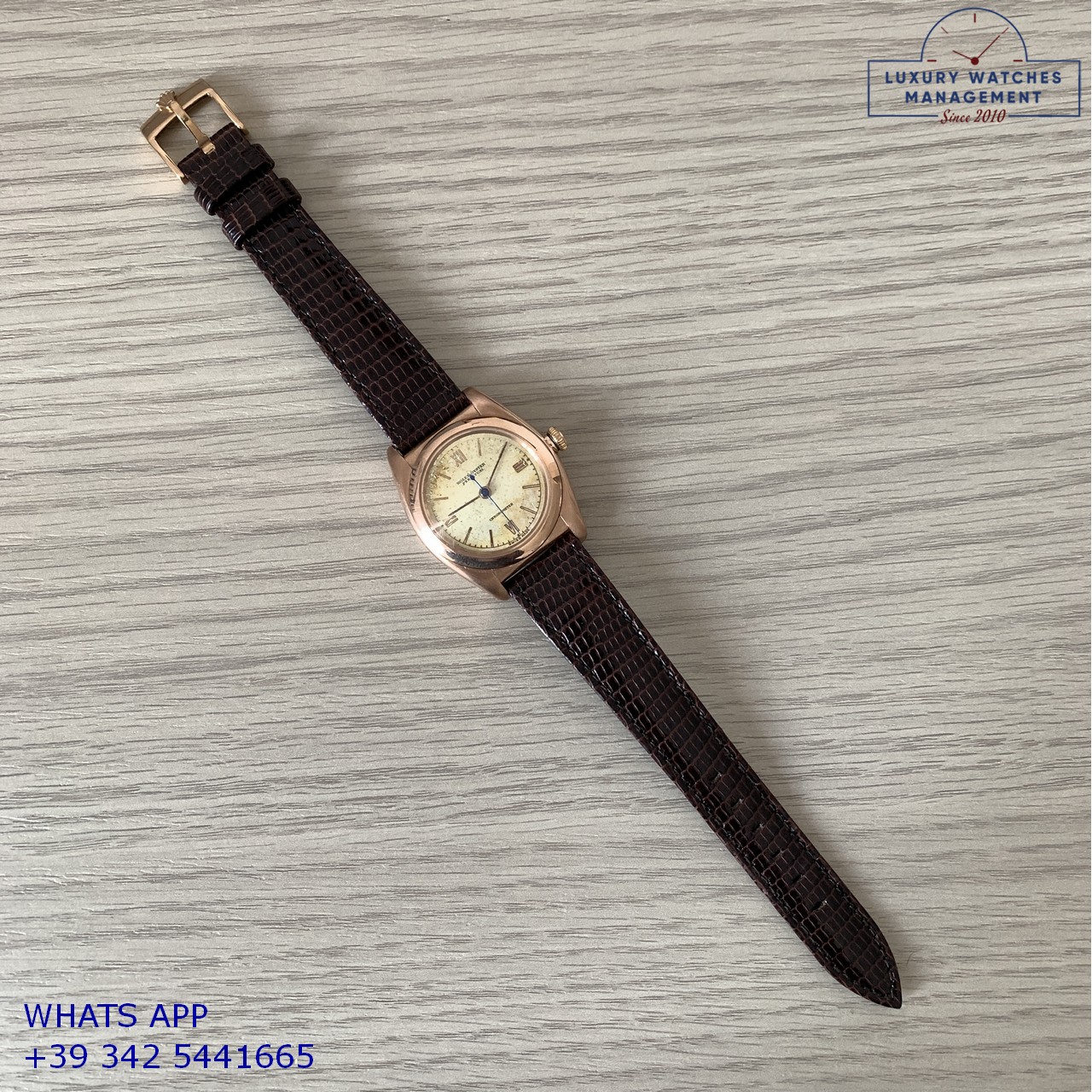 ROLEX OVETTO 3696 ROSE GOLD 49614 (23)