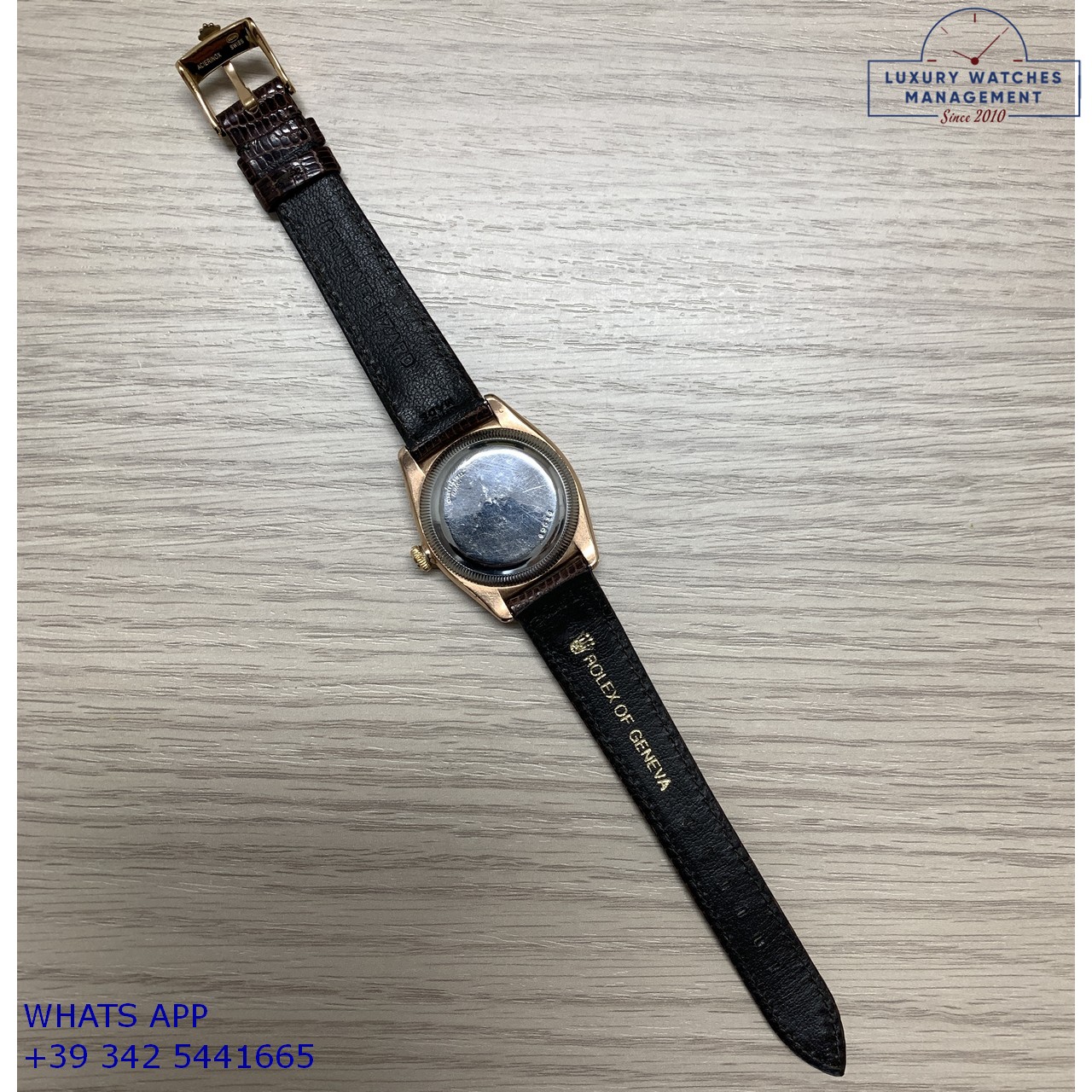 ROLEX OVETTO 3696 ROSE GOLD 49614 (26)