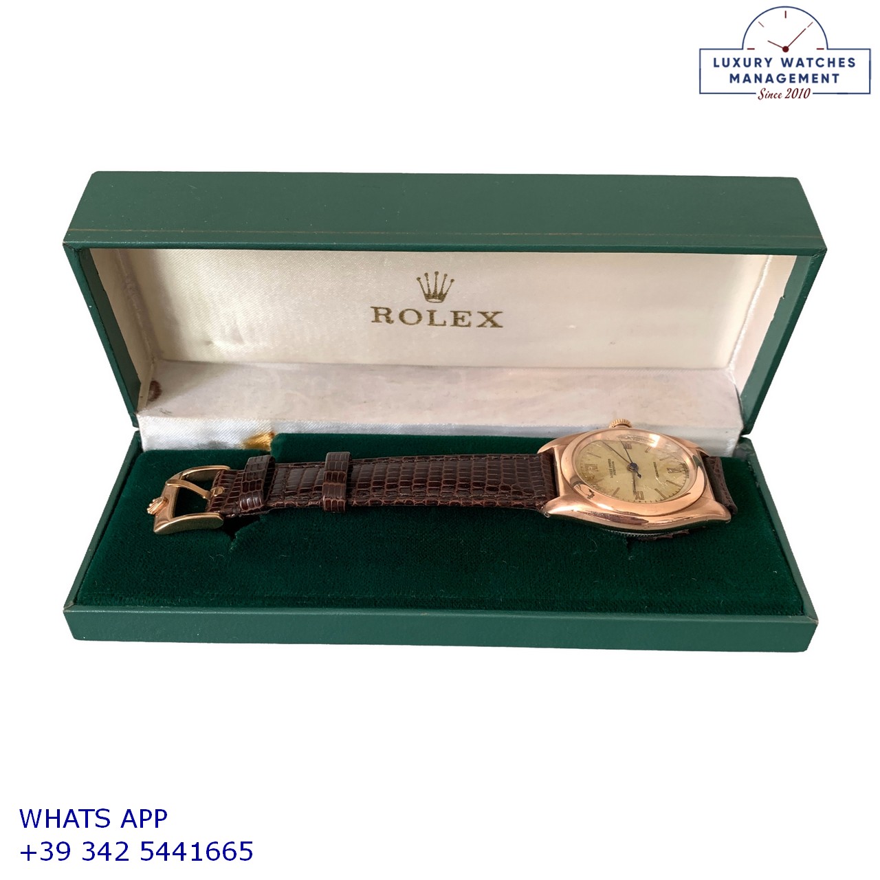 ROLEX OVETTO 3696 ROSE GOLD 49614 (27)