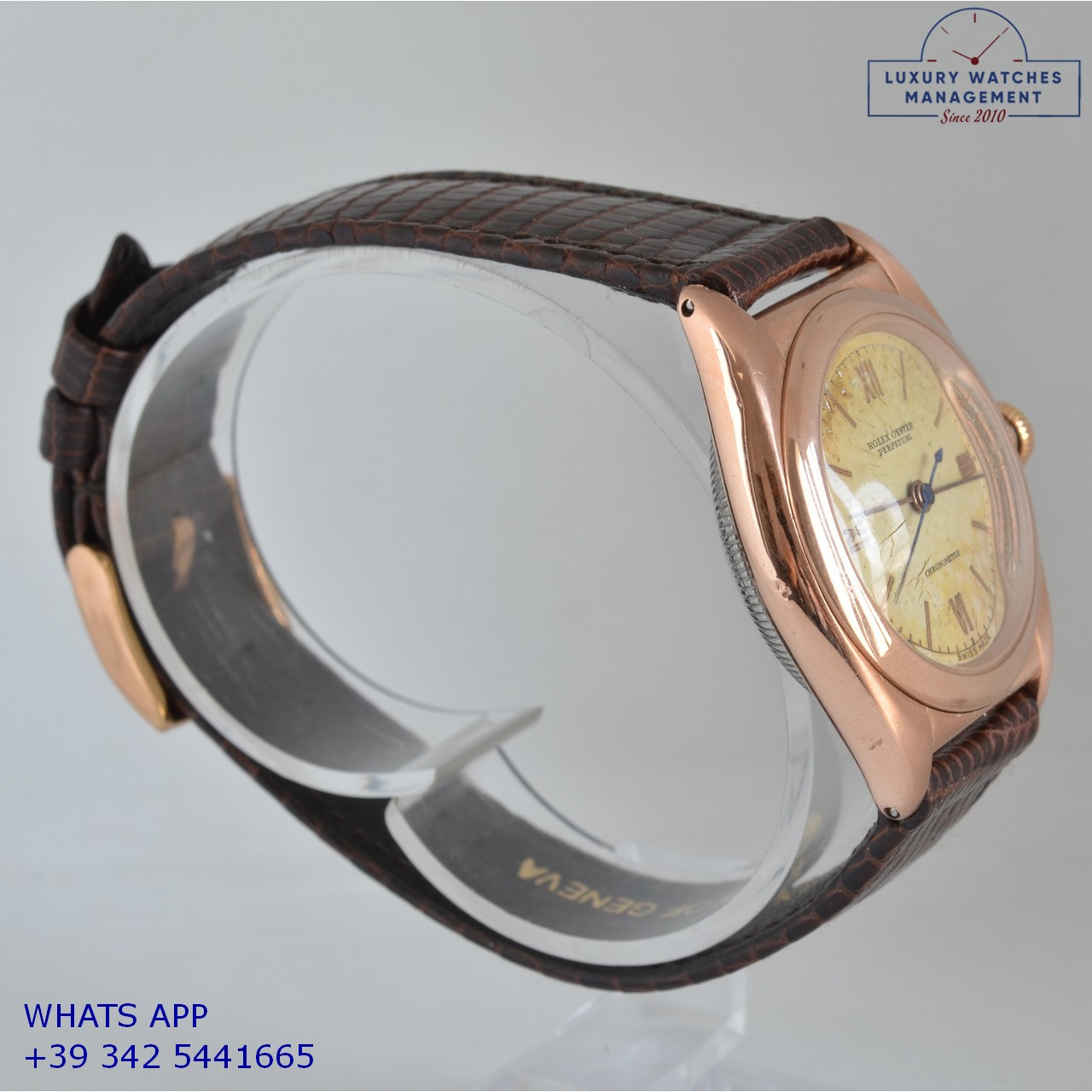 ROLEX OVETTO 3696 ROSE GOLD 49614 (3)