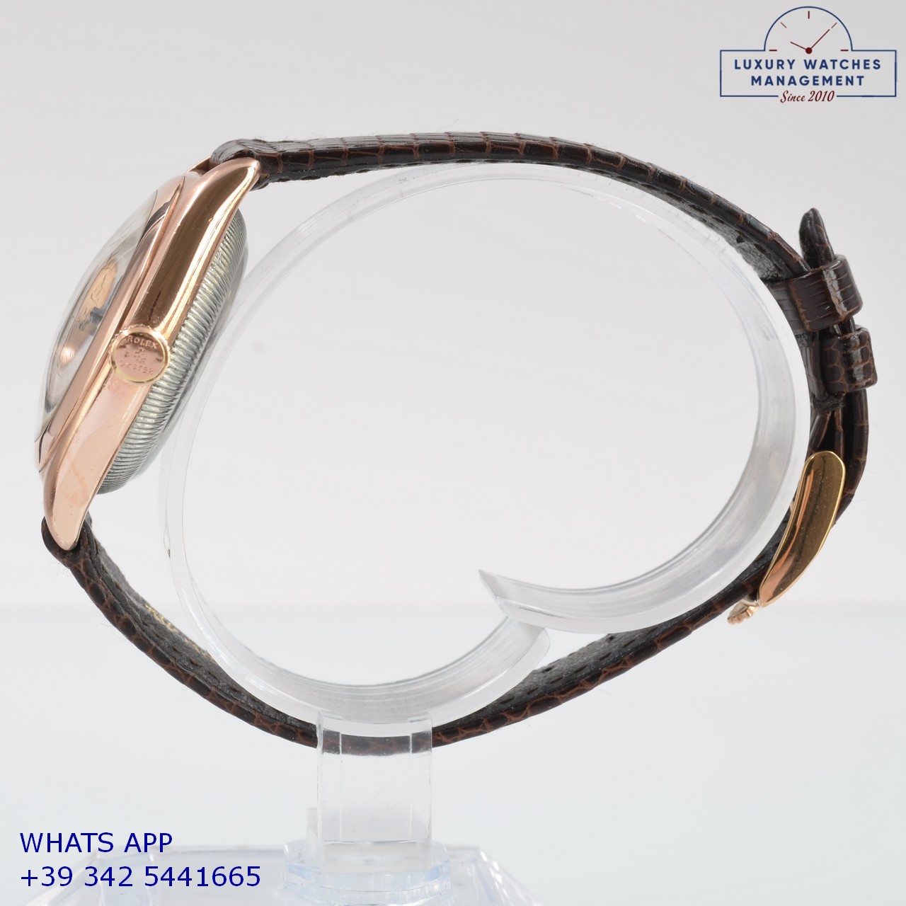ROLEX OVETTO 3696 ROSE GOLD 49614 (5)