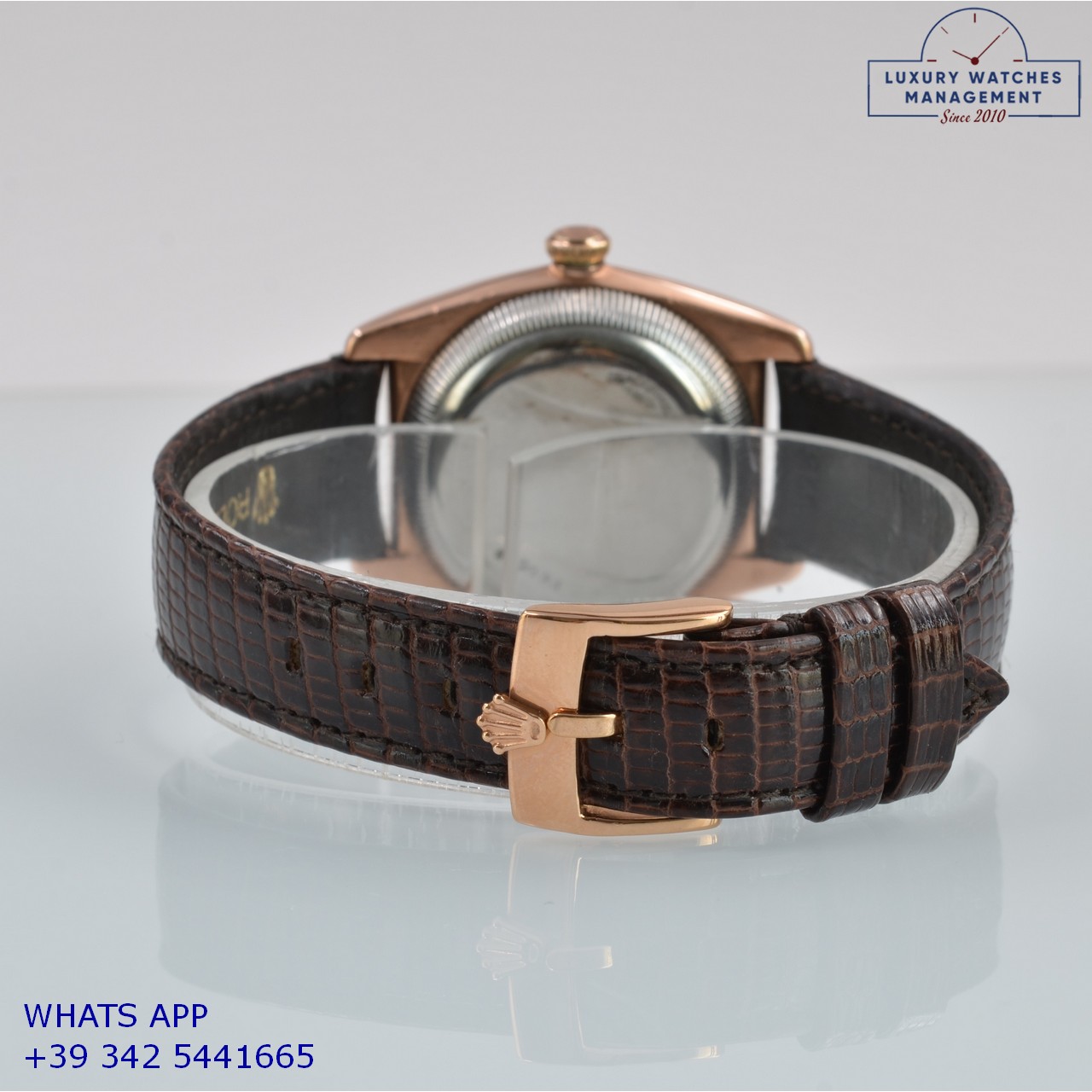 ROLEX OVETTO 3696 ROSE GOLD 49614 (8)