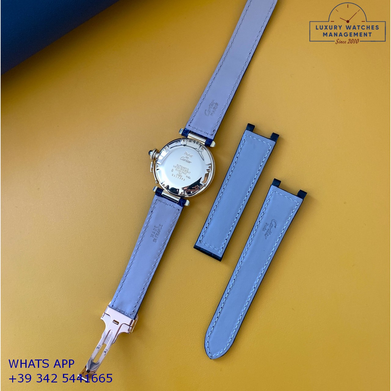 CARTIER PASHA 1020 LAPIS GOLD (1)