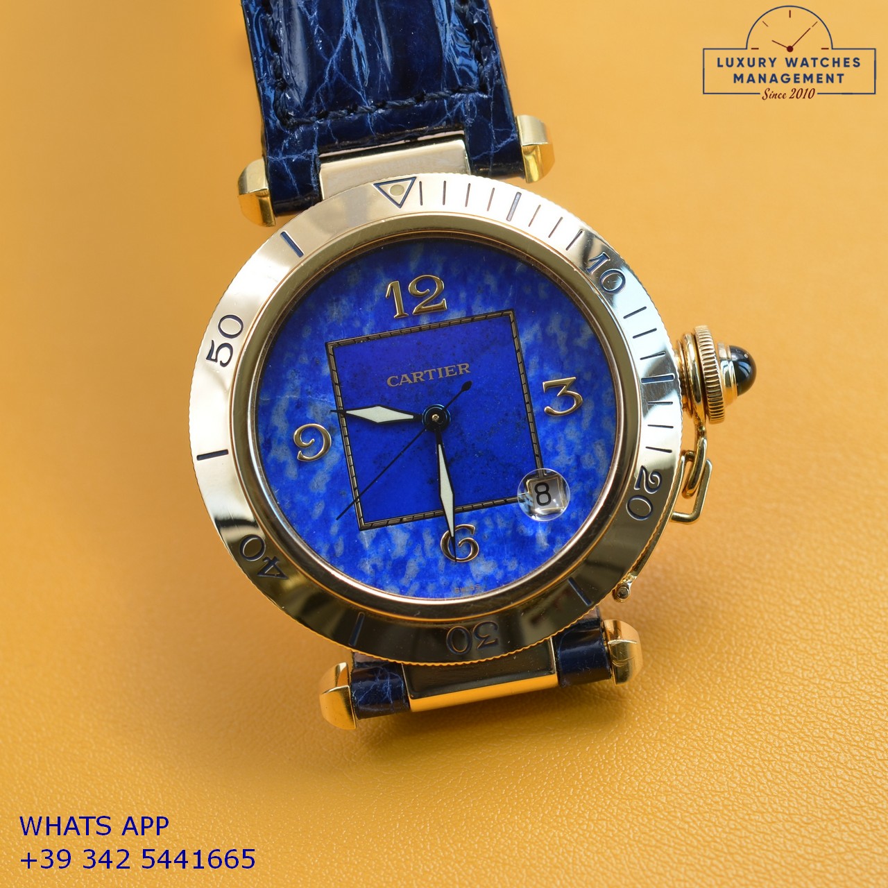 CARTIER PASHA 1020 LAPIS GOLD (12)