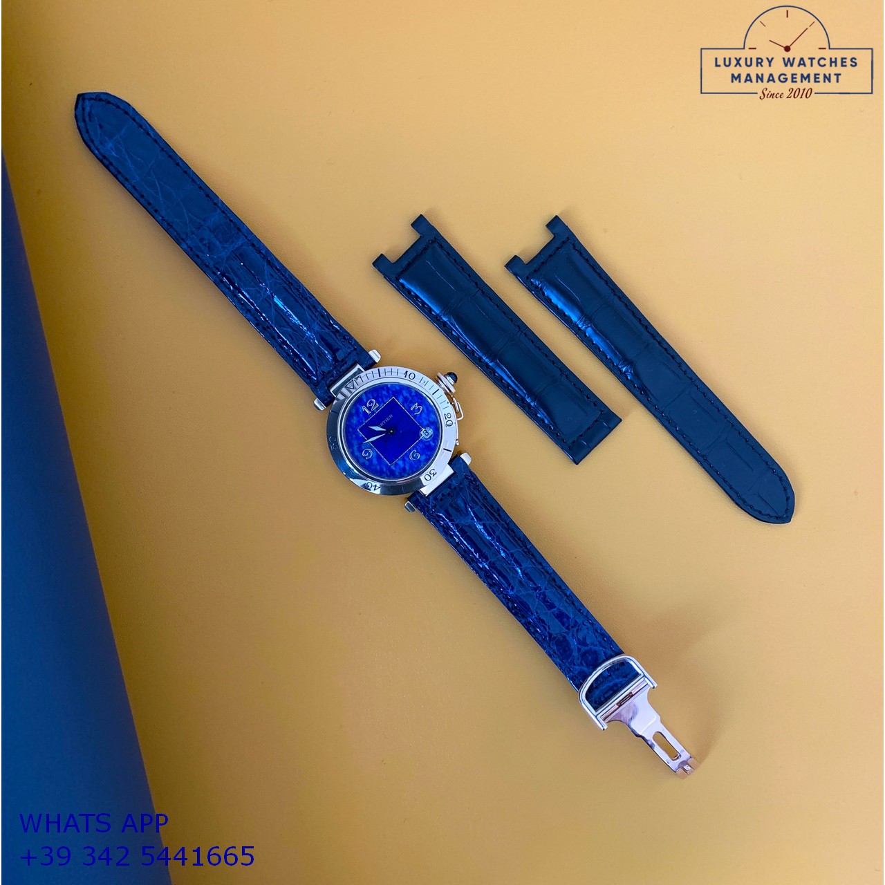 CARTIER PASHA 1020 LAPIS GOLD (15)
