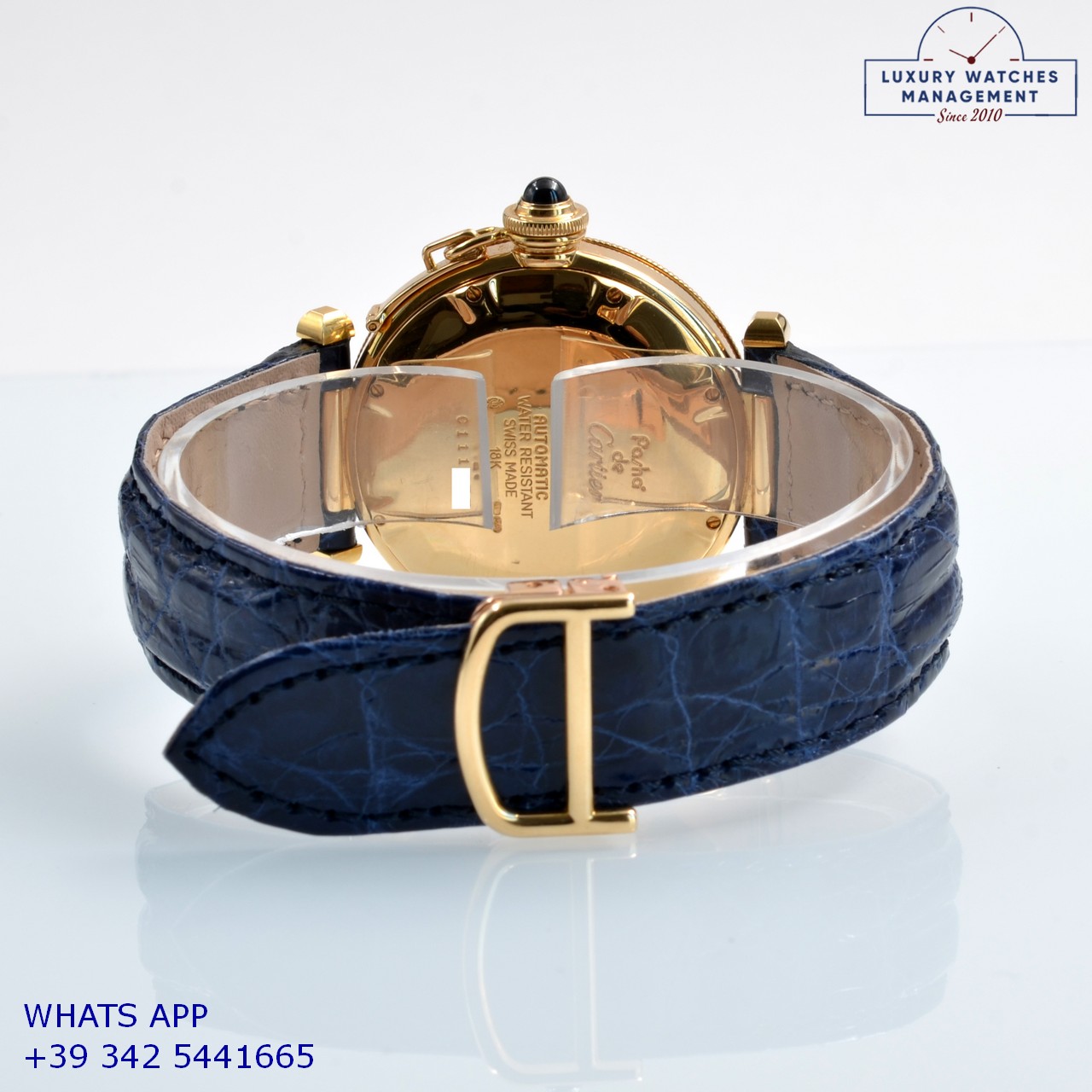 CARTIER PASHA 1020 LAPIS GOLD