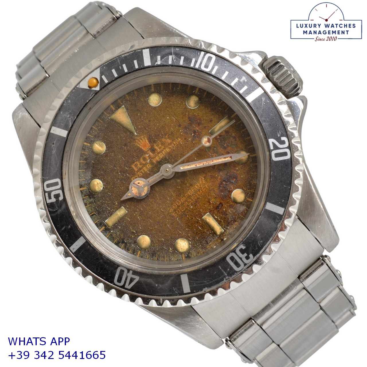 1 ROLEX SUBMARINER 5513 BROWN METEORITE (2)