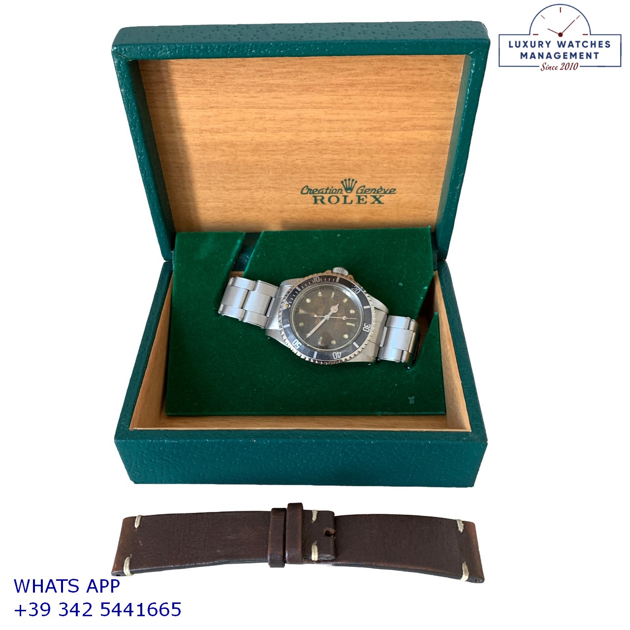 ROLEX SUBMARINER 5513 BROWN METEORITE (1)