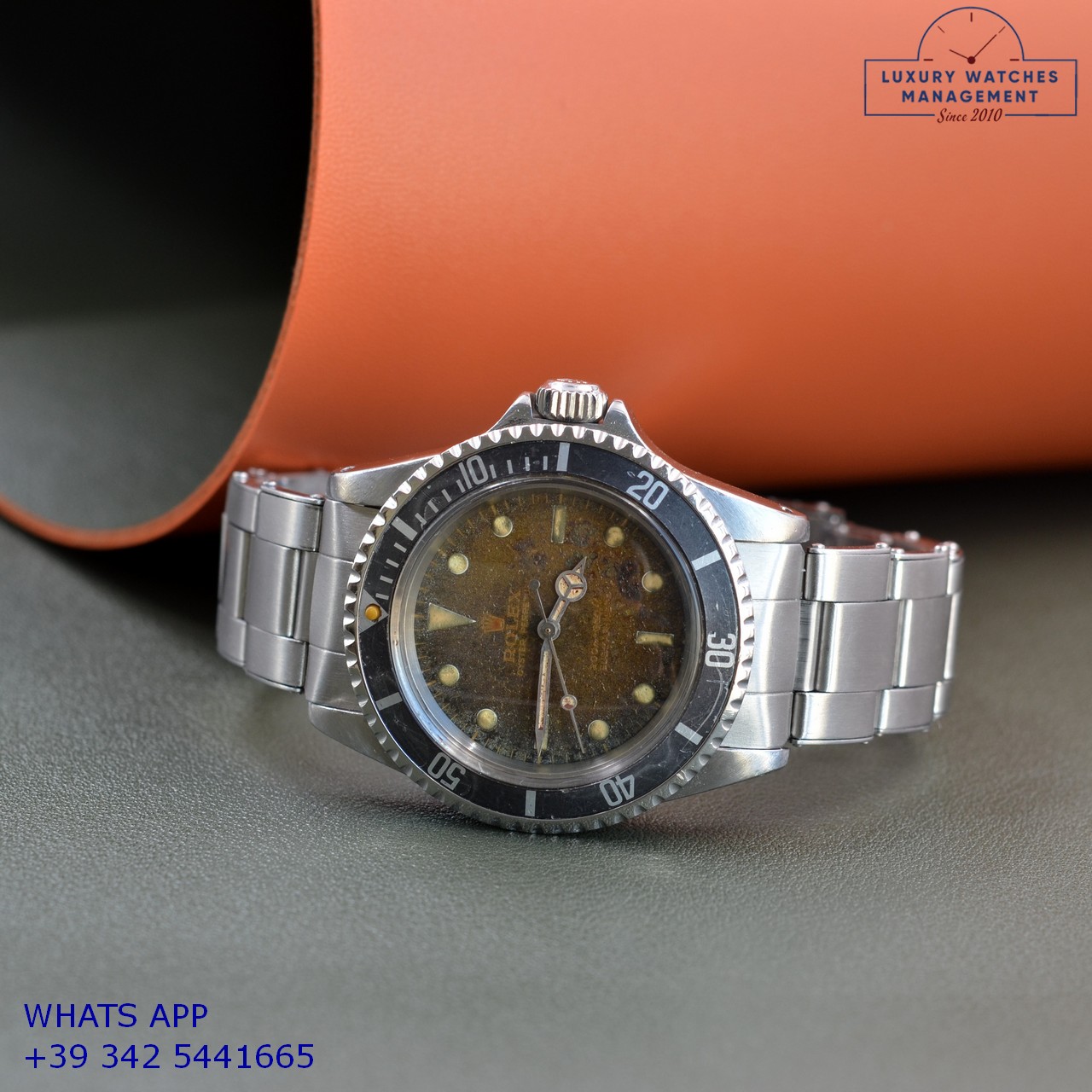 ROLEX SUBMARINER 5513 BROWN METEORITE (10)