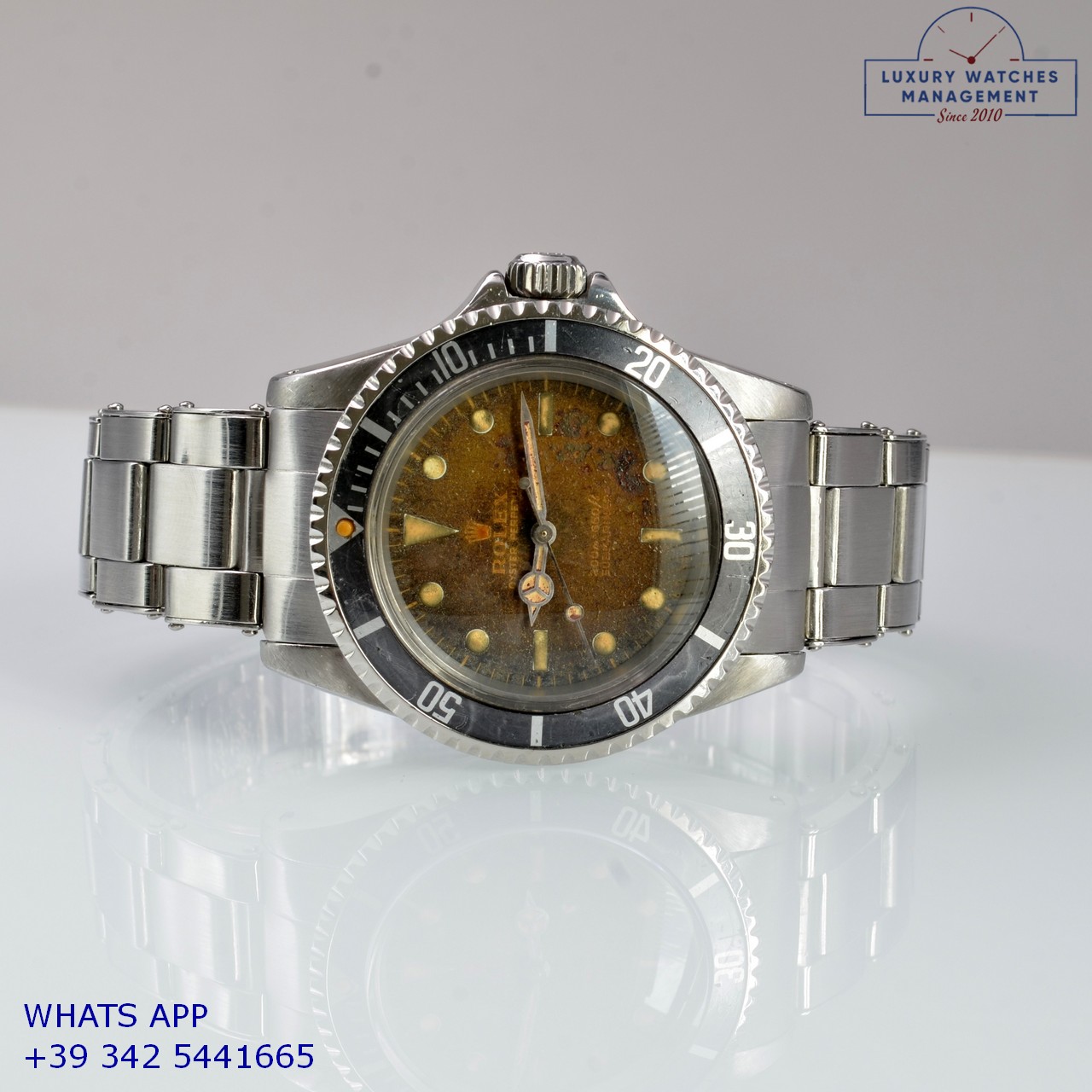 ROLEX SUBMARINER 5513 BROWN METEORITE (21)