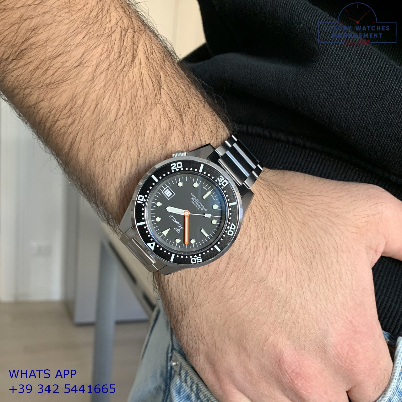 SQUALE BLACK CLASSIC DIVER 1521 (1)