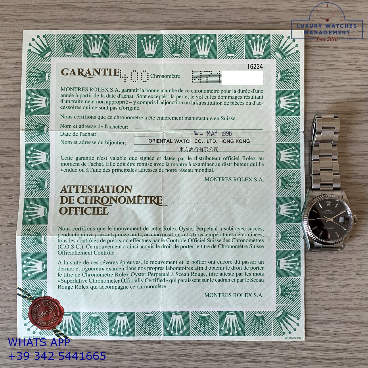 ROLEX DATEJUST 16234 (9)