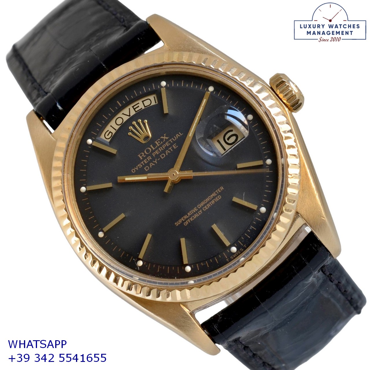 ROLEX DAY-DATE 1803 BLACK GOLD (1)
