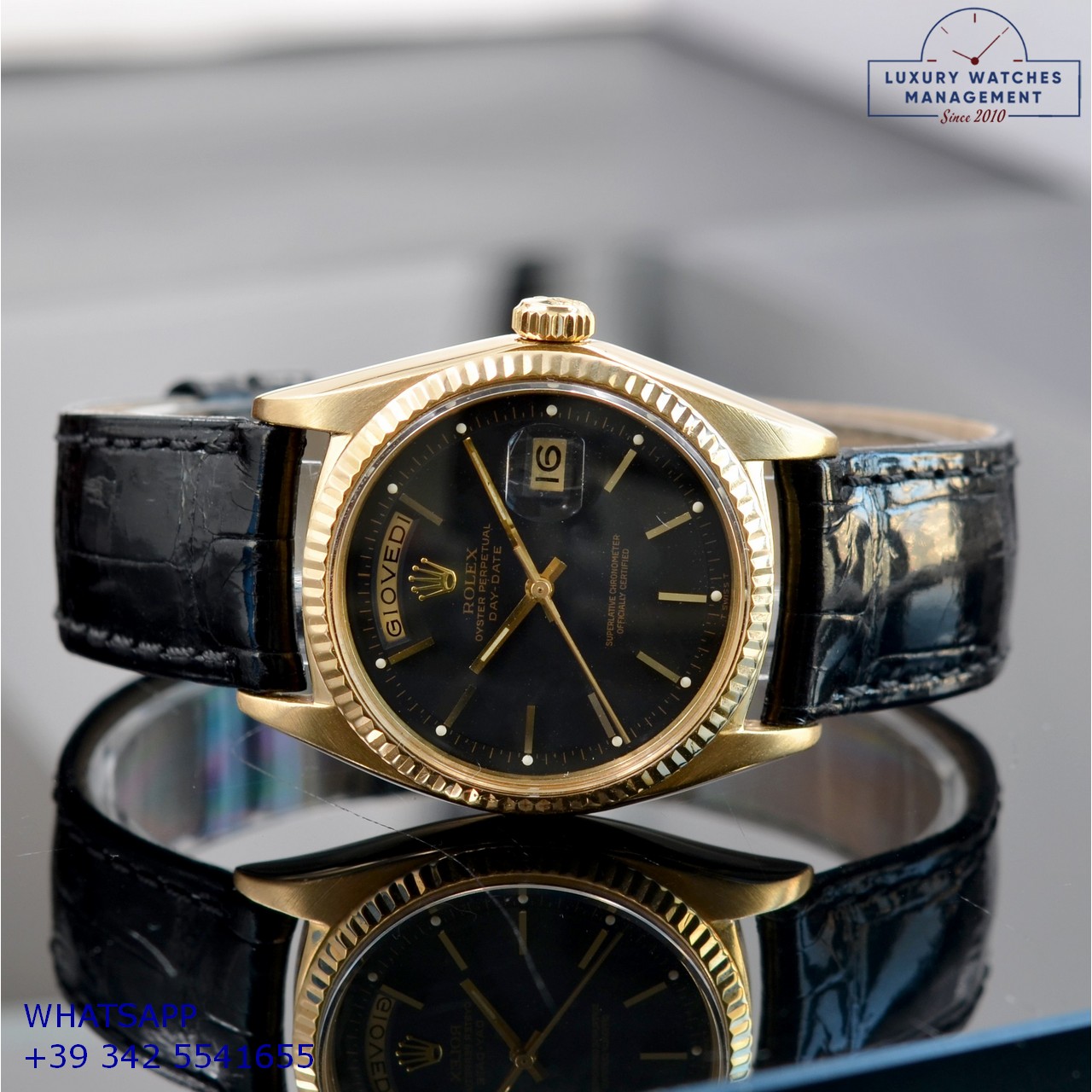 ROLEX DAY-DATE 1803 BLACK GOLD (12)