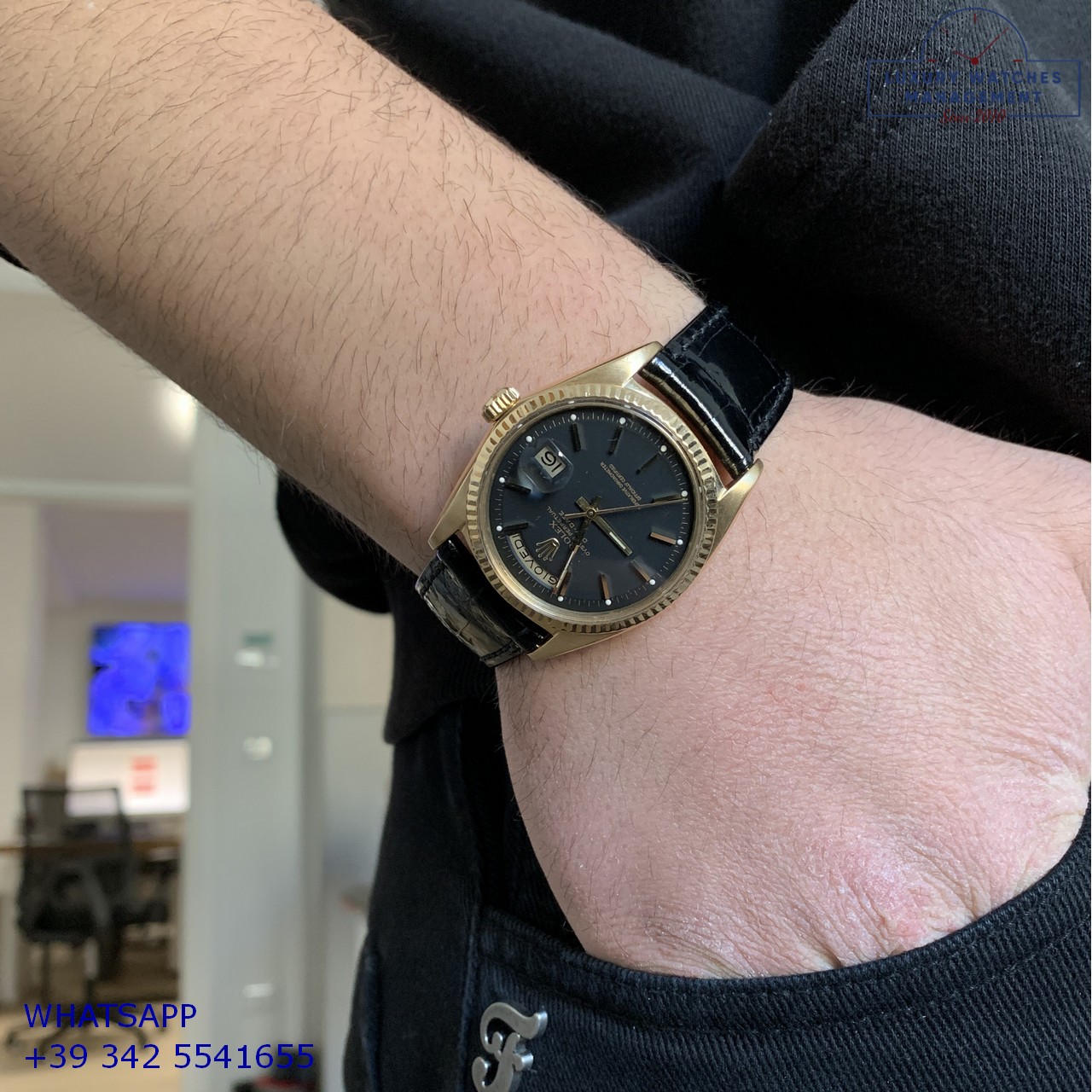 ROLEX DAY-DATE 1803 BLACK GOLD (23)