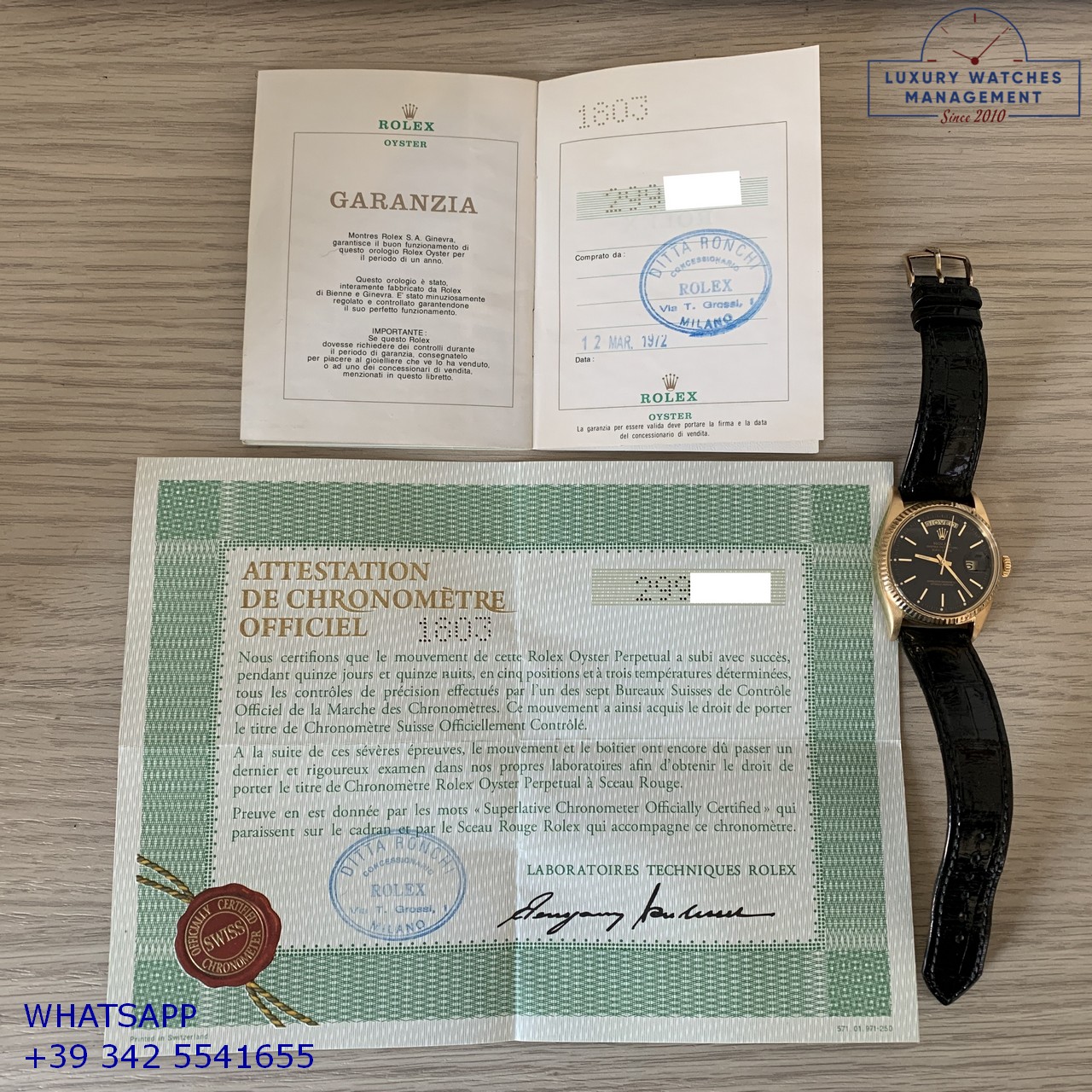 ROLEX DAY-DATE 1803 BLACK GOLD (24)