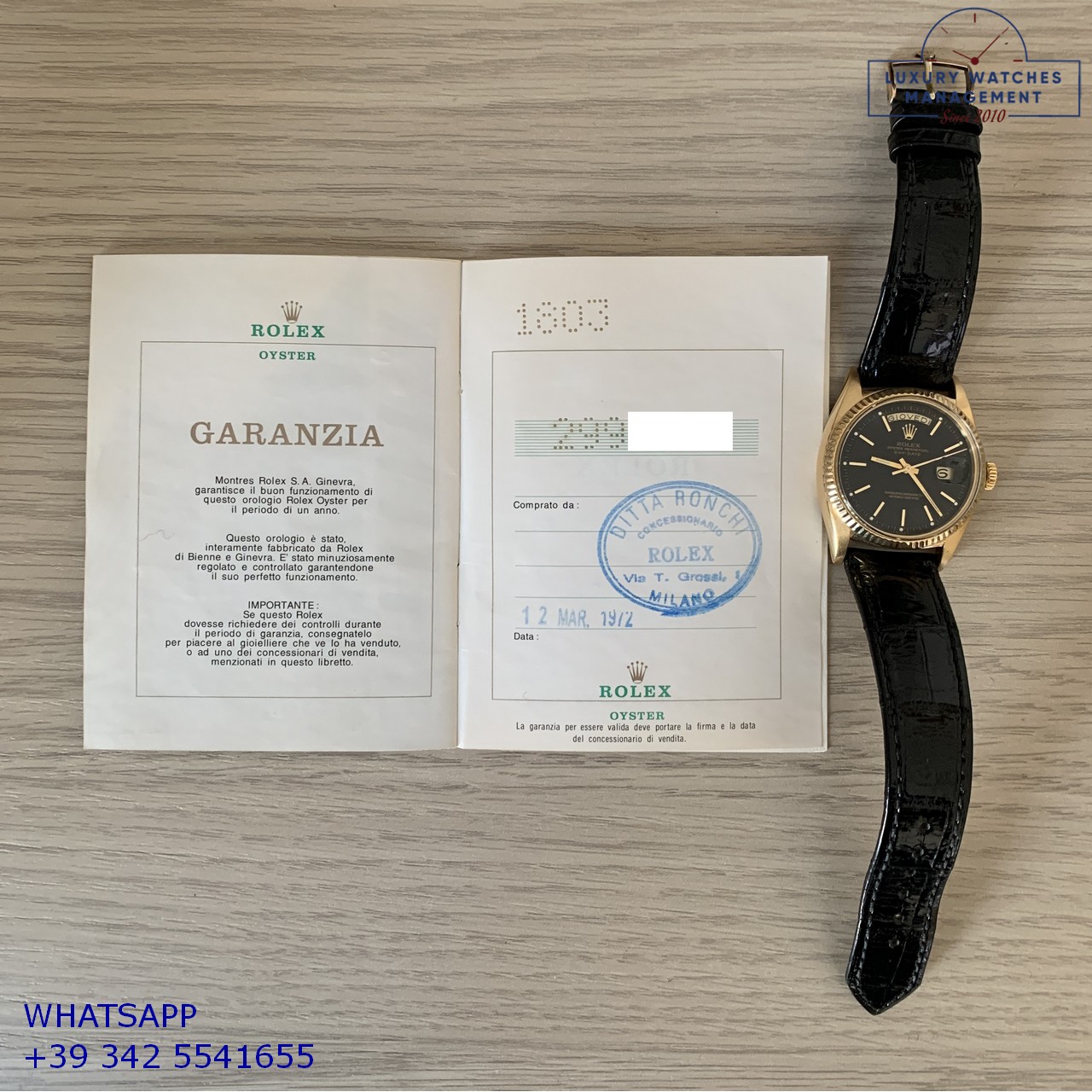 ROLEX DAY-DATE 1803 BLACK GOLD (25)