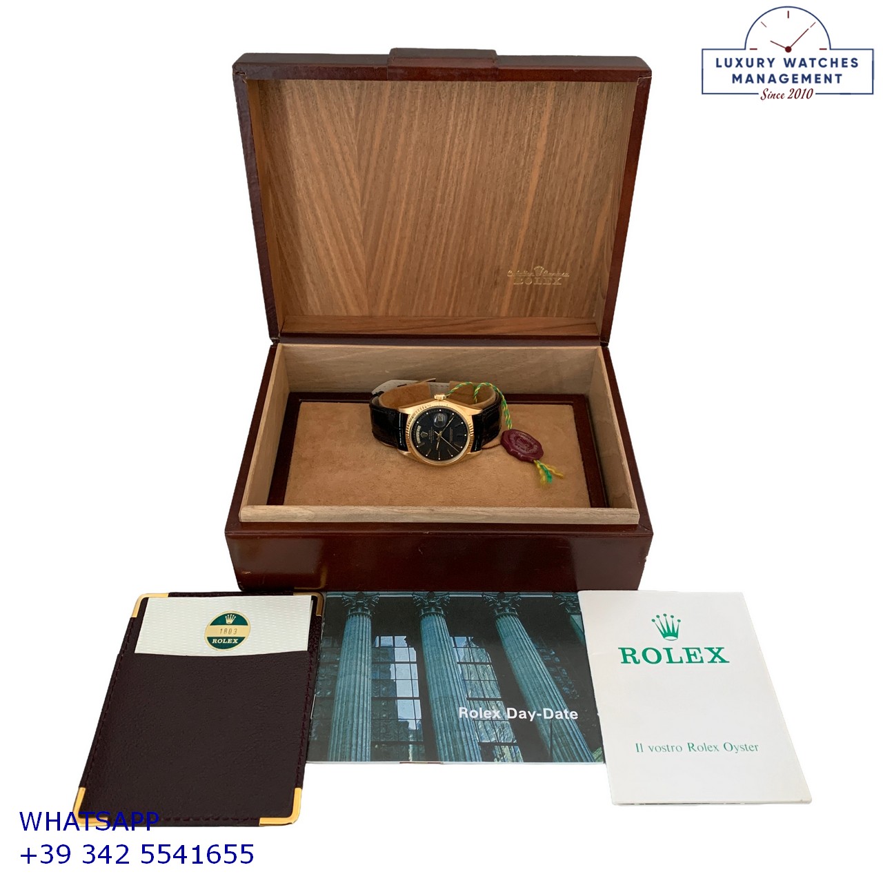 ROLEX DAY-DATE 1803 BLACK GOLD (29)