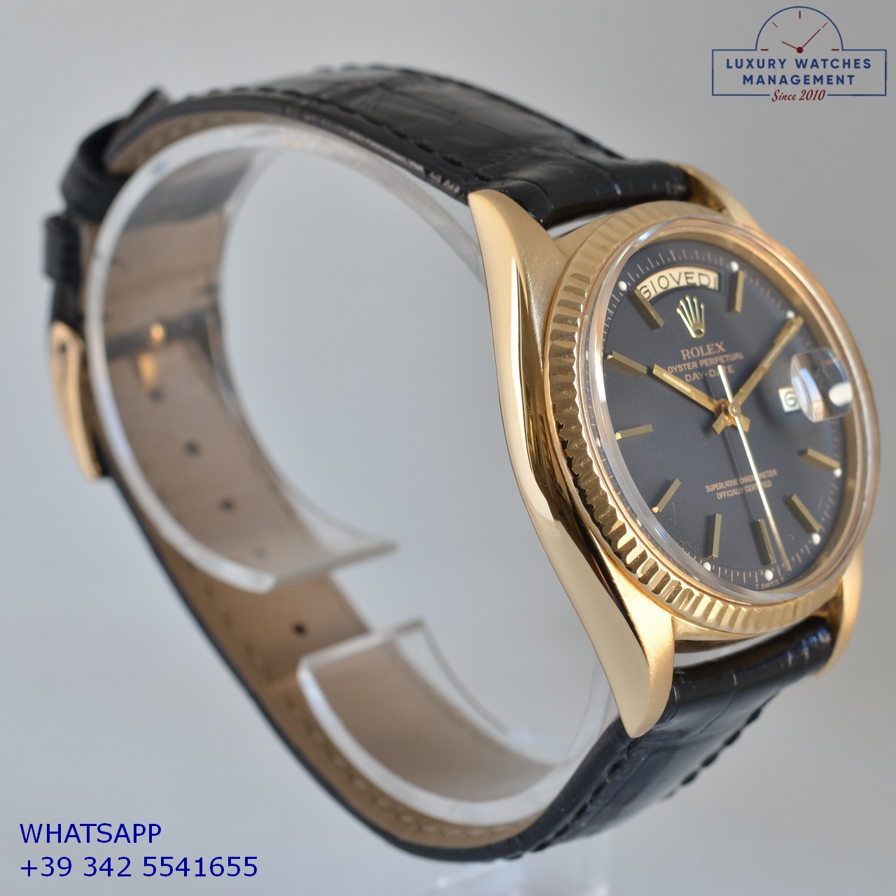 ROLEX DAY-DATE 1803 BLACK GOLD (3)