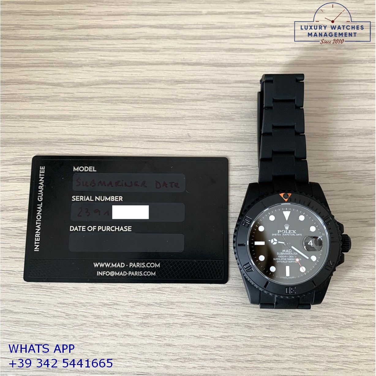 MAD PARIS ROLEX SUBMARINER 116610LN (19)