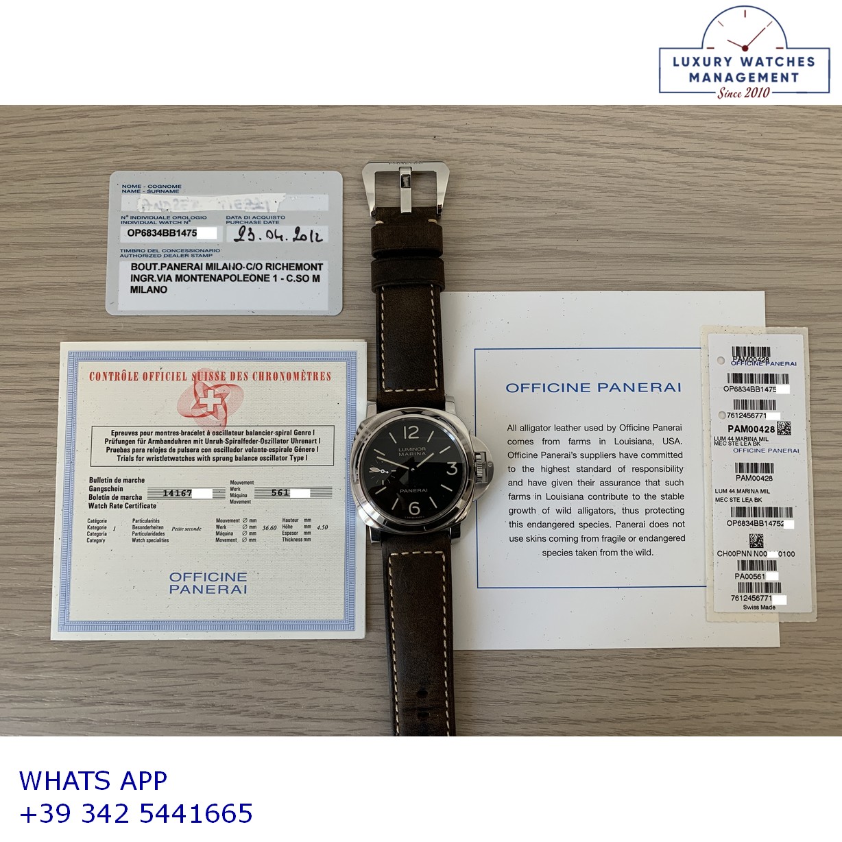 PANERAI LUMINOR PAM00428 MILAN (47)