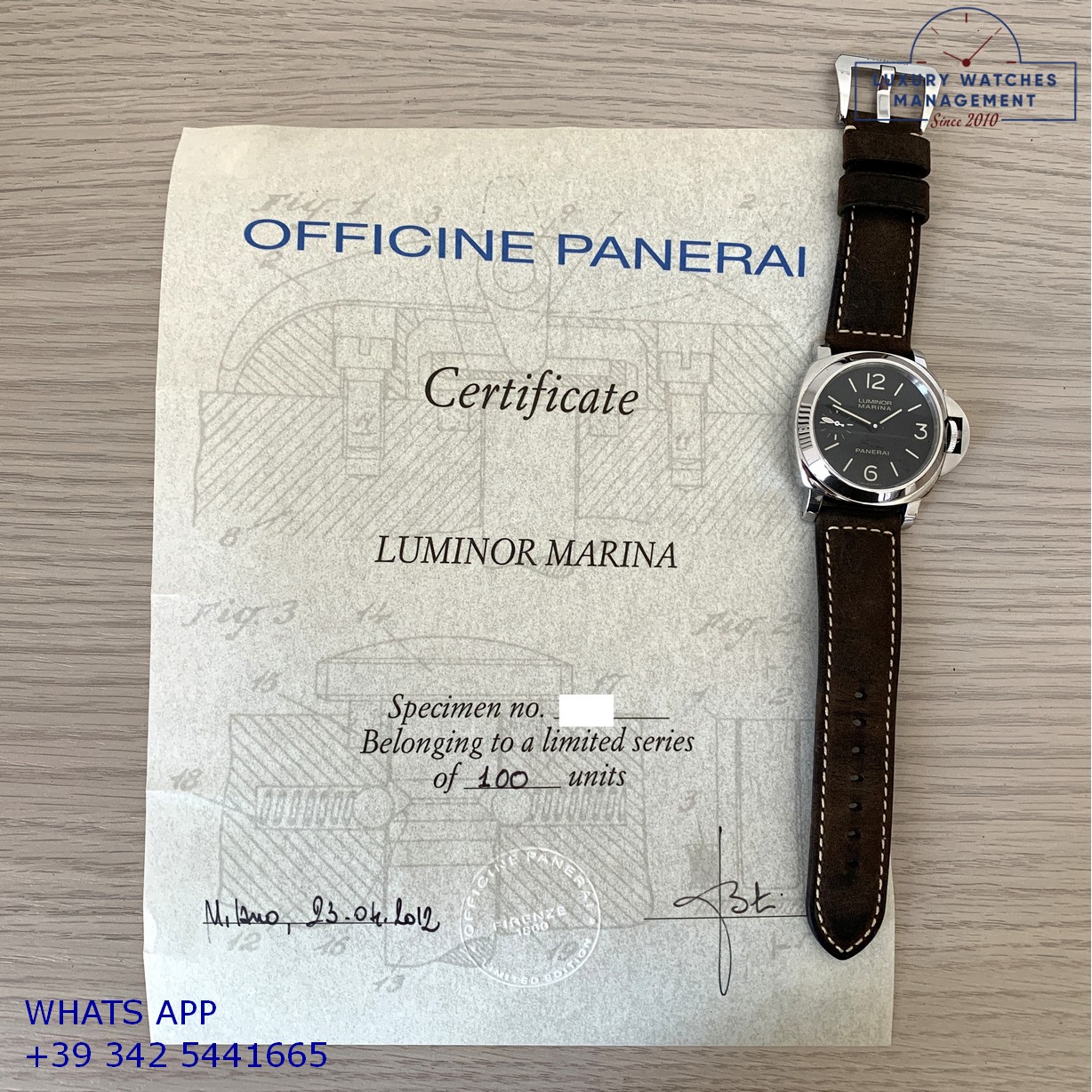 PANERAI LUMINOR PAM00428 MILAN (54)