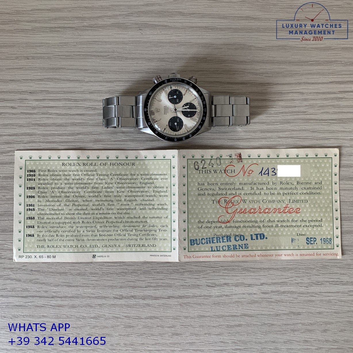 ROLEX COSMOGRAPH 6240 (3)