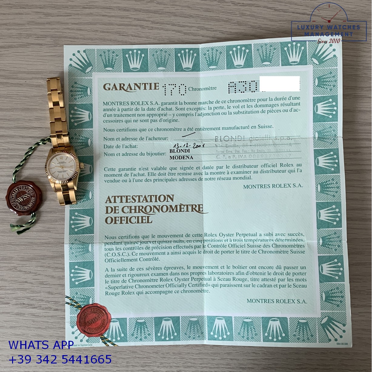 ROLEX OYSTER PERPETUAL 76198 GOLD (14)
