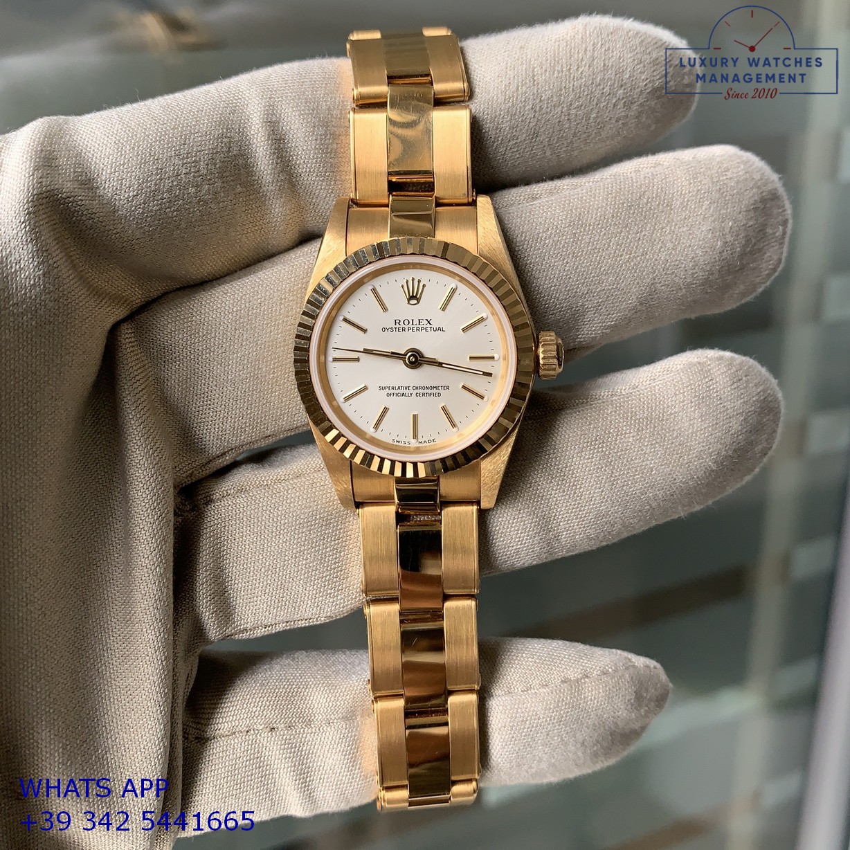 ROLEX OYSTER PERPETUAL 76198 GOLD (15)