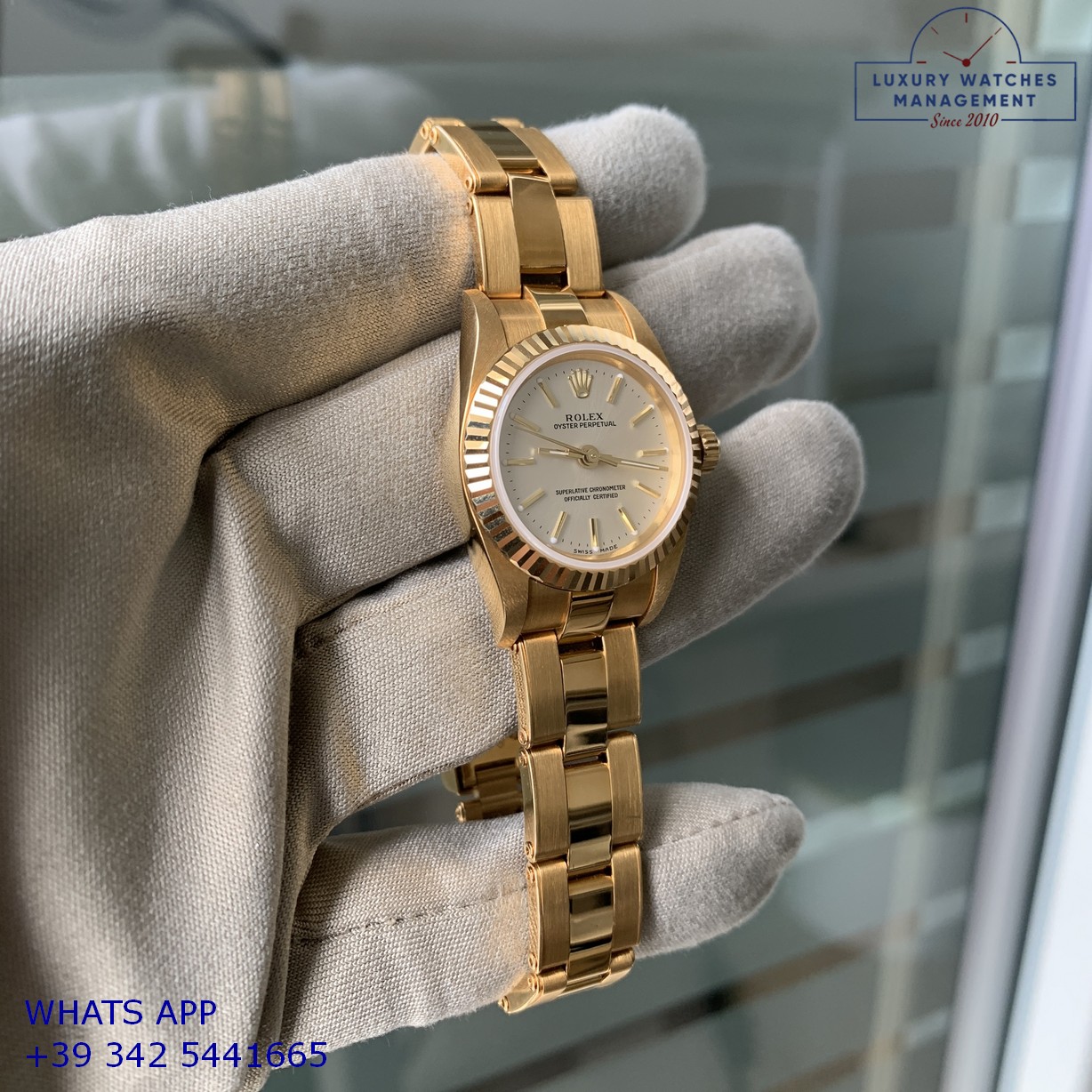 ROLEX OYSTER PERPETUAL 76198 GOLD (16)