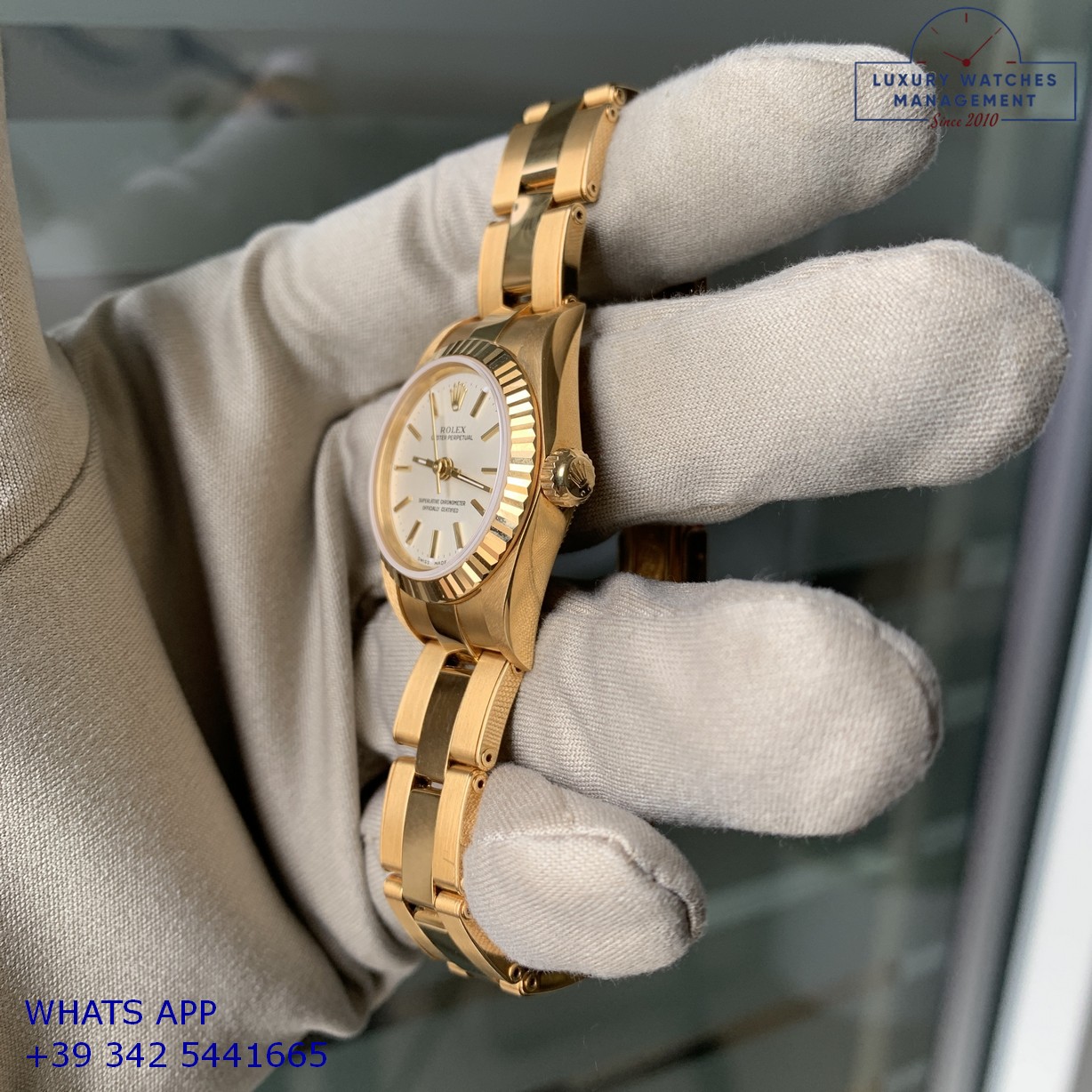 ROLEX OYSTER PERPETUAL 76198 GOLD (17)