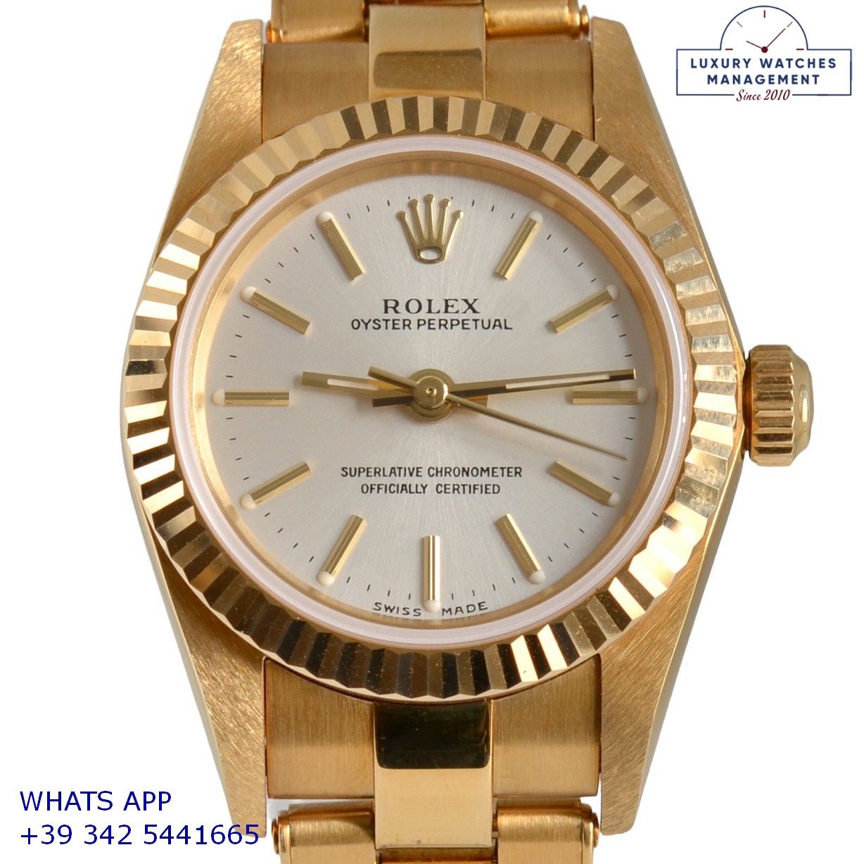 ROLEX OYSTER PERPETUAL 76198 GOLD (2)