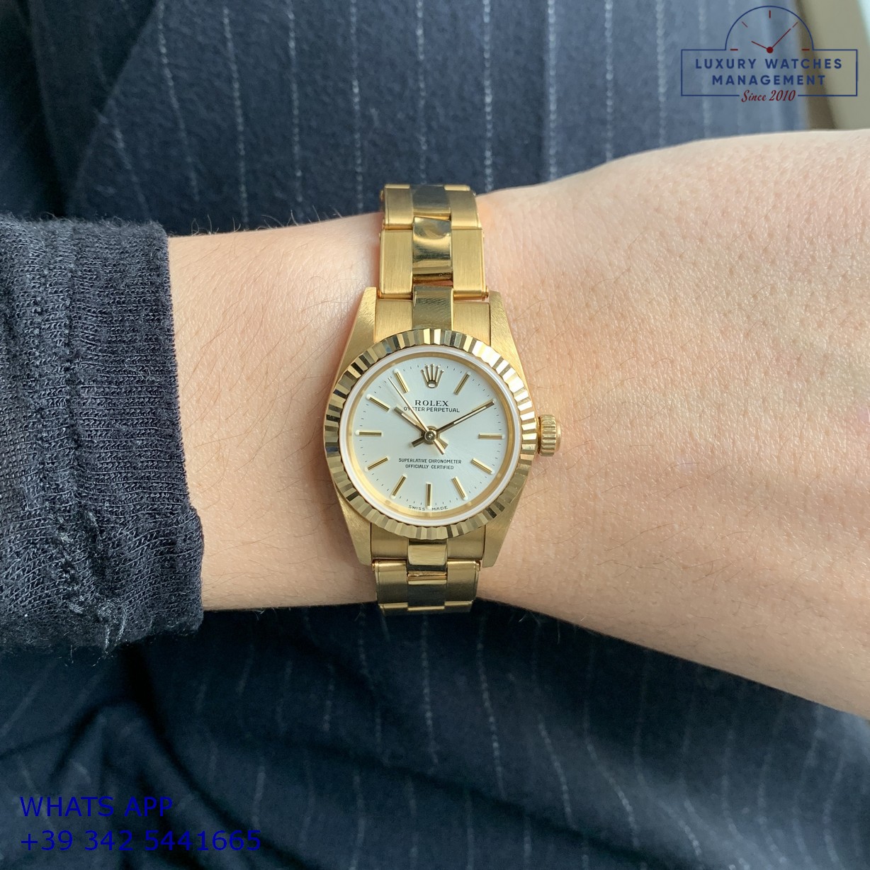 ROLEX OYSTER PERPETUAL 76198 GOLD (22)