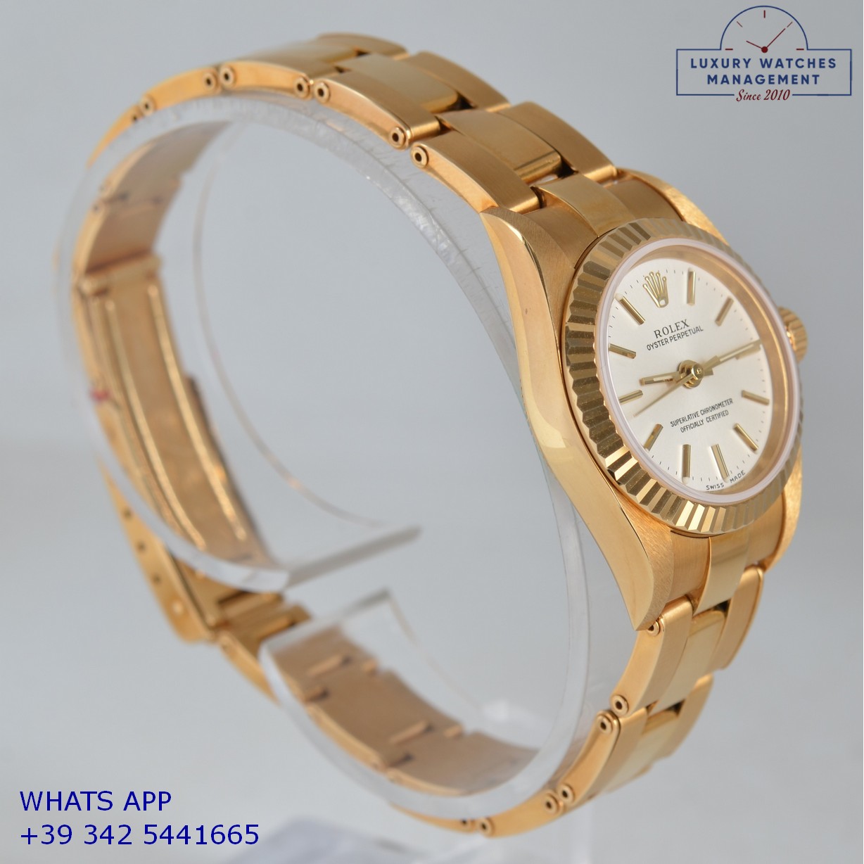 ROLEX OYSTER PERPETUAL 76198 GOLD (3)
