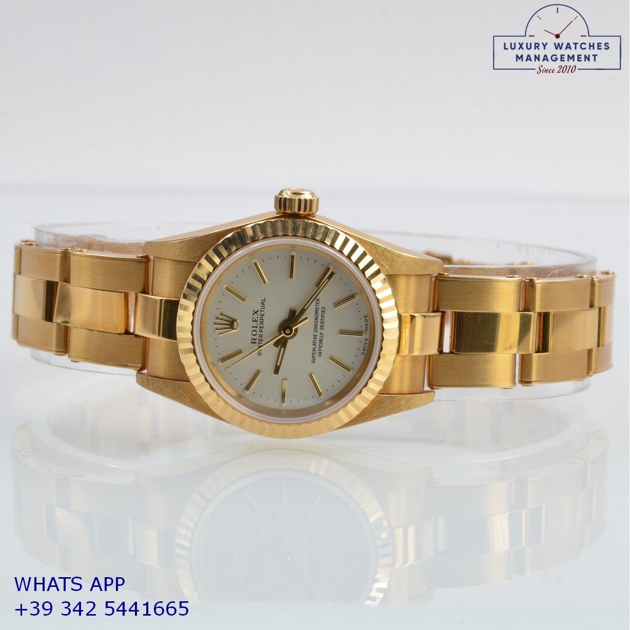 ROLEX OYSTER PERPETUAL 76198 GOLD (7)