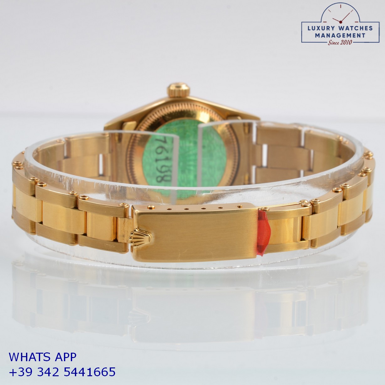 ROLEX OYSTER PERPETUAL 76198 GOLD (9)