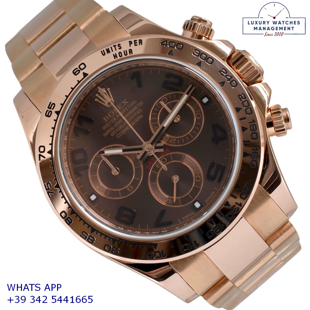 ROLEX DAYTONA 116505 BROWN PINK GOLD (1)