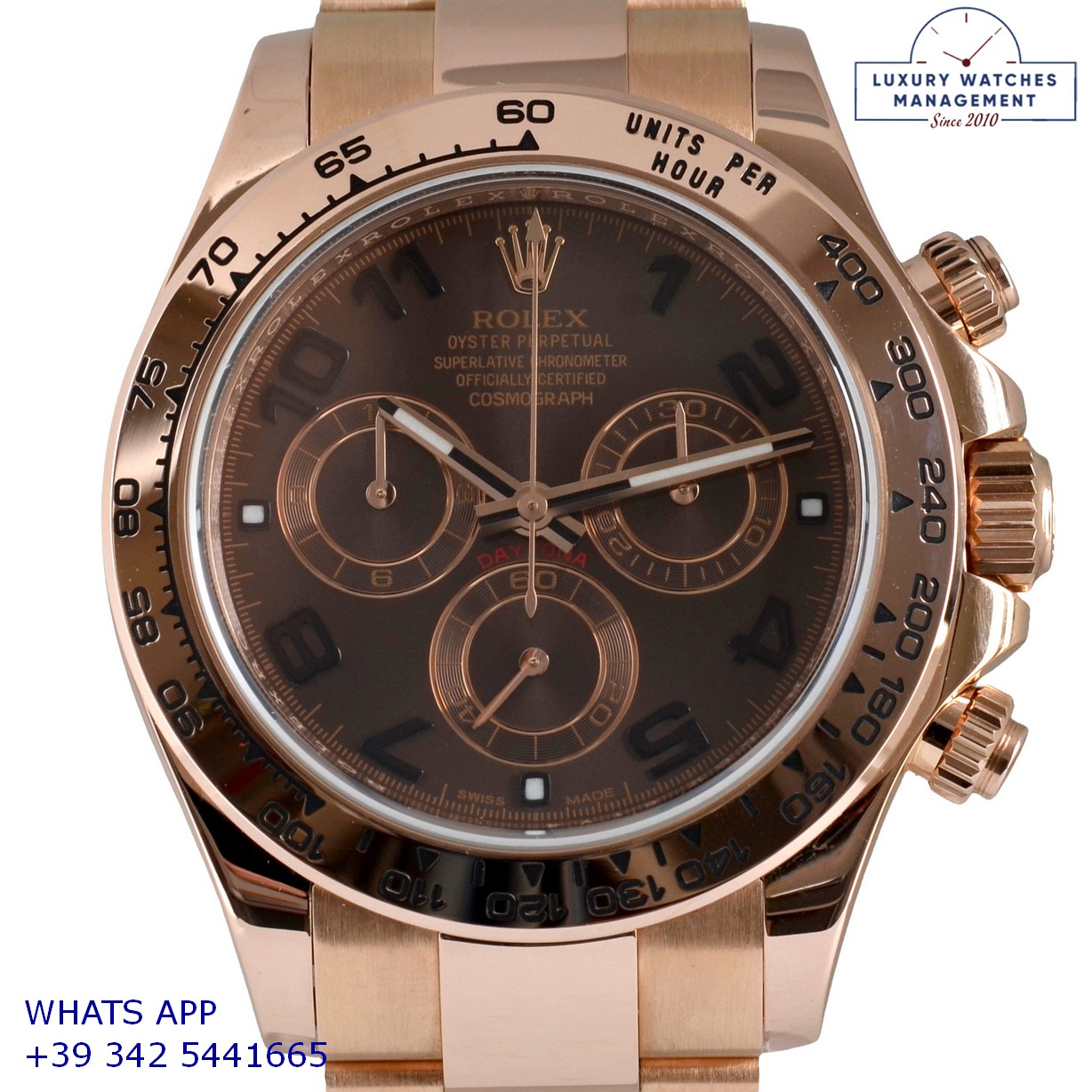 ROLEX DAYTONA 116505 BROWN PINK GOLD (2)