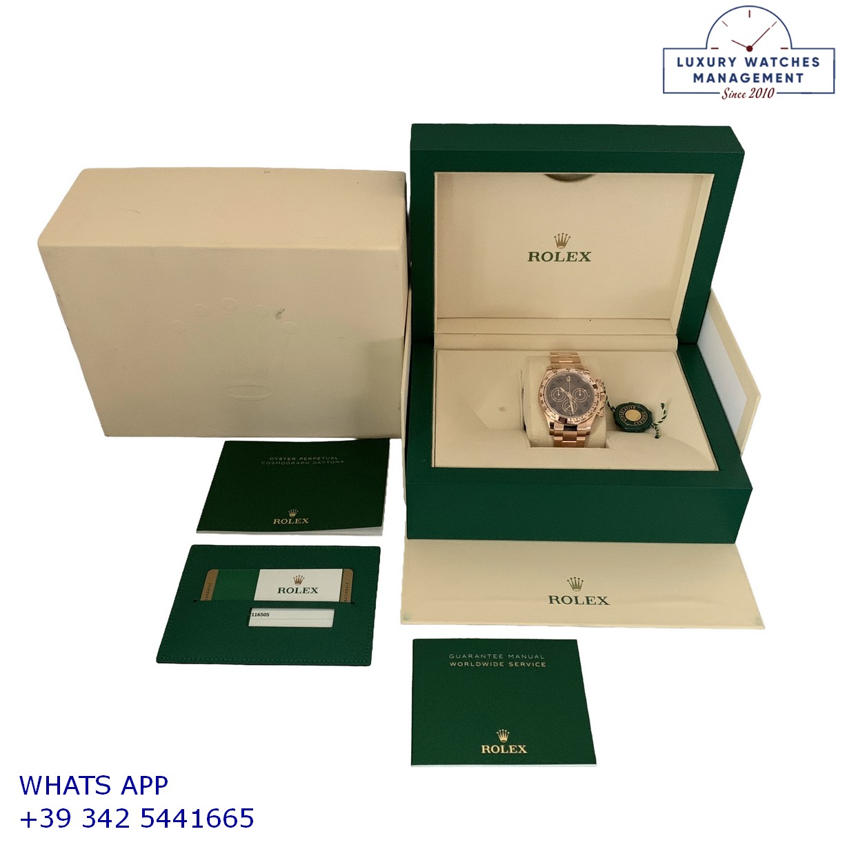 ROLEX DAYTONA 116505 BROWN PINK GOLD (22)