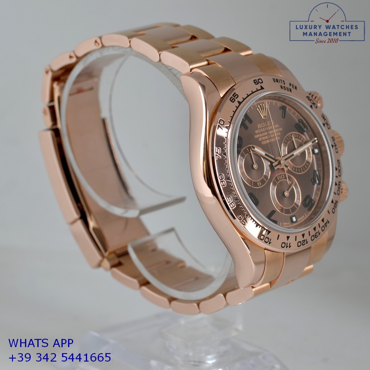 ROLEX DAYTONA 116505 BROWN PINK GOLD (3)