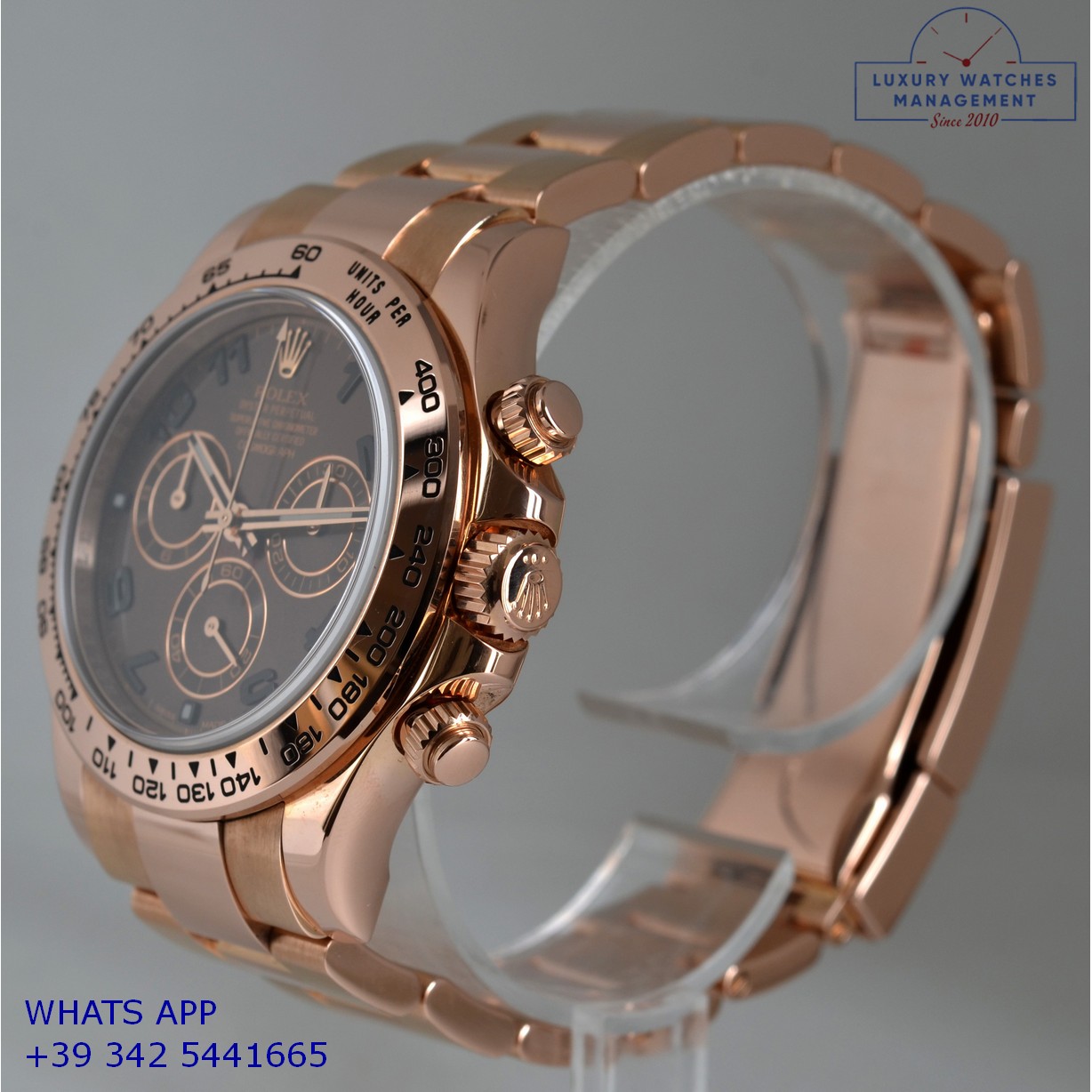 ROLEX DAYTONA 116505 BROWN PINK GOLD (4)