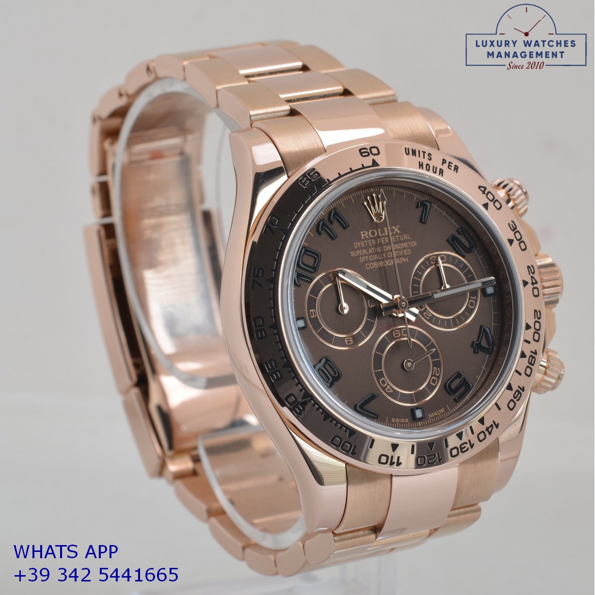 ROLEX DAYTONA 116505 BROWN PINK GOLD (5)