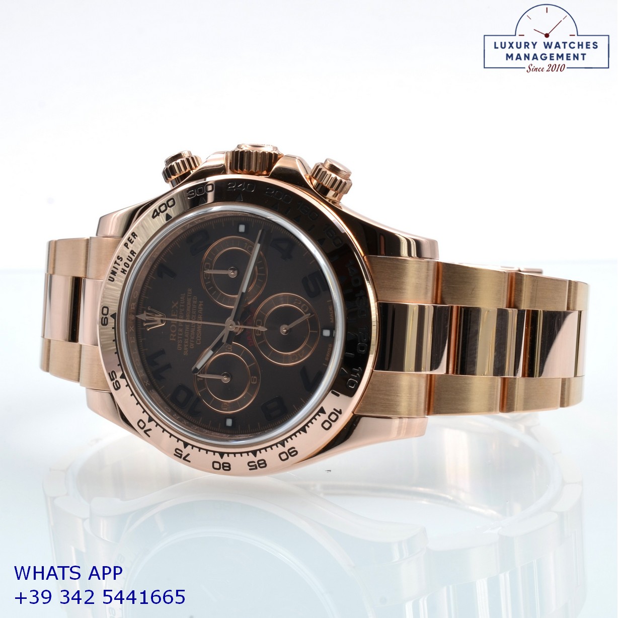 ROLEX DAYTONA 116505 BROWN PINK GOLD (8)