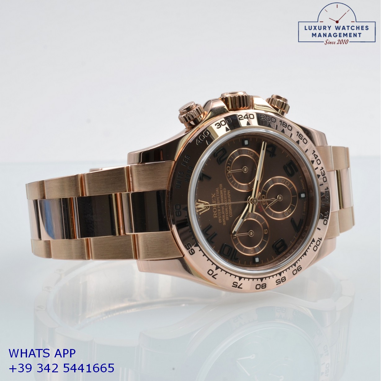 ROLEX DAYTONA 116505 BROWN PINK GOLD (9)