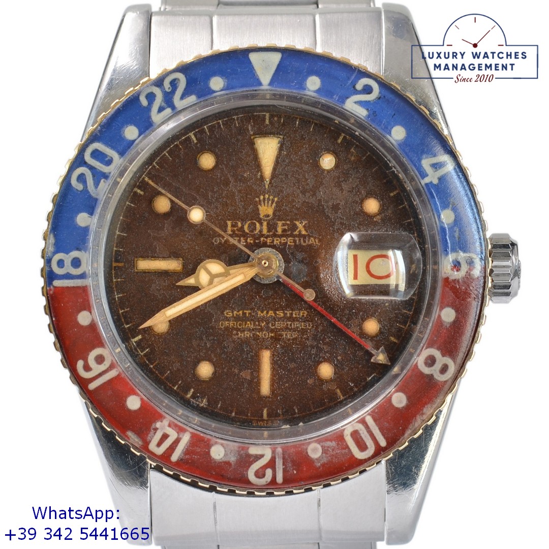 2 ROLEX GMT MASTER 6542 BAKELITE BROWN